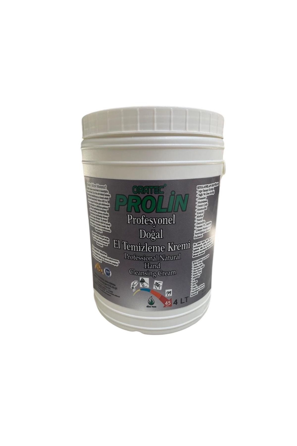 ORATEC 4 Kg Prolin Doğal El Temizleme Kremi