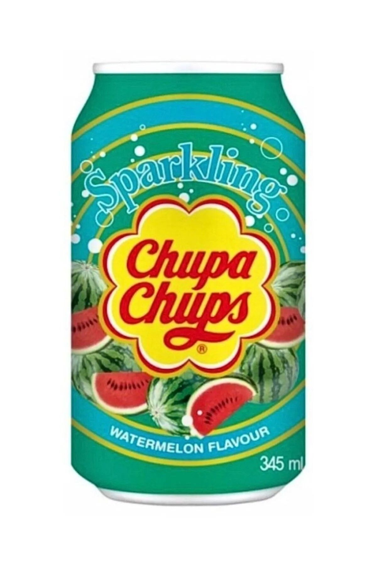 Chupa Chups Sparkling Watermelon Flavour - Karpuz Aromalı Gazlı İçecek 345 Ml