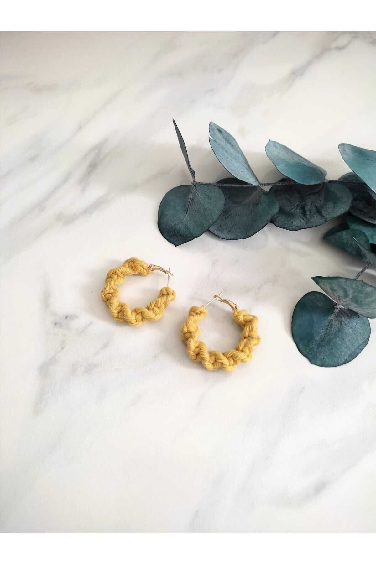bohemmana-Special Design Macrame Hoop Earrings 2