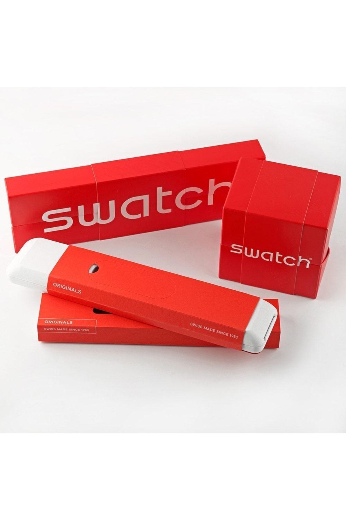 Swatch-Unisex Black Wristwatch SUOB720 7