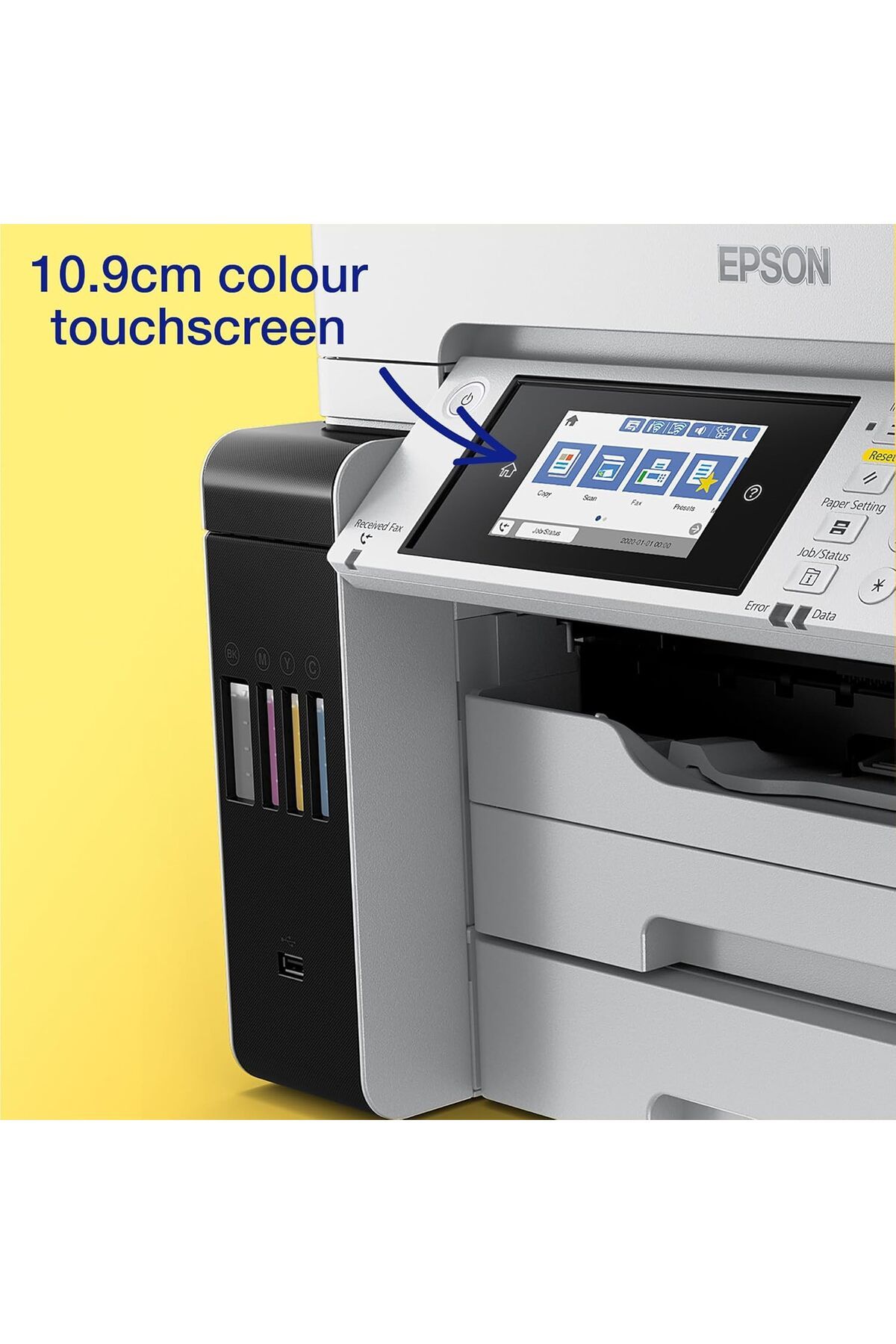 EPSON-Ecotank Pro M15180 3-in-1 Mono A3 Touchscreen Printer White 5