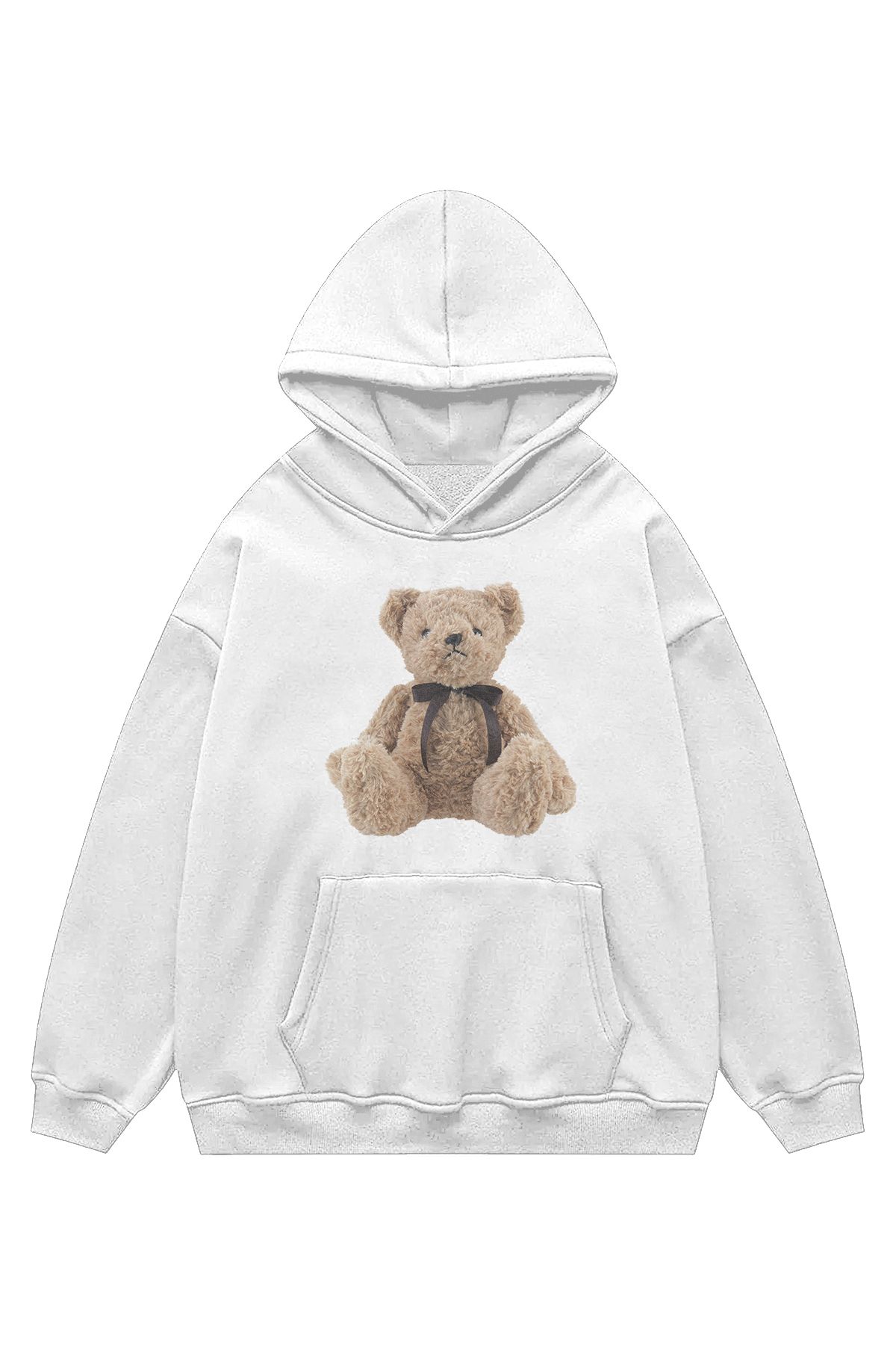 Disante Unisex Teddy Kapşonlu Sweatshirt Hoodie