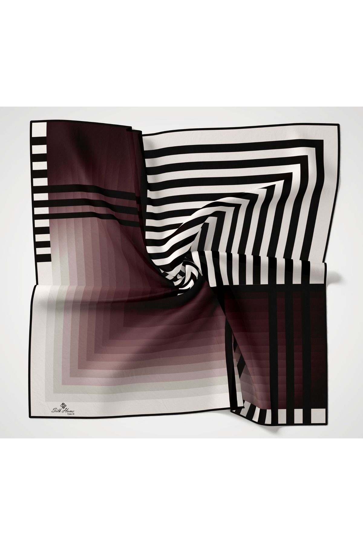 Silk Home Eșarfă Cu Model Zebră Din Poliester Twill -07 Femeie - One Size