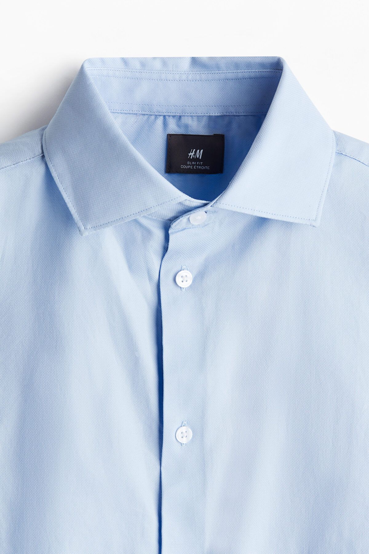 پیراهن / بلوز دکمه دار آبی مردانه مناسب اورجینال H M H&M