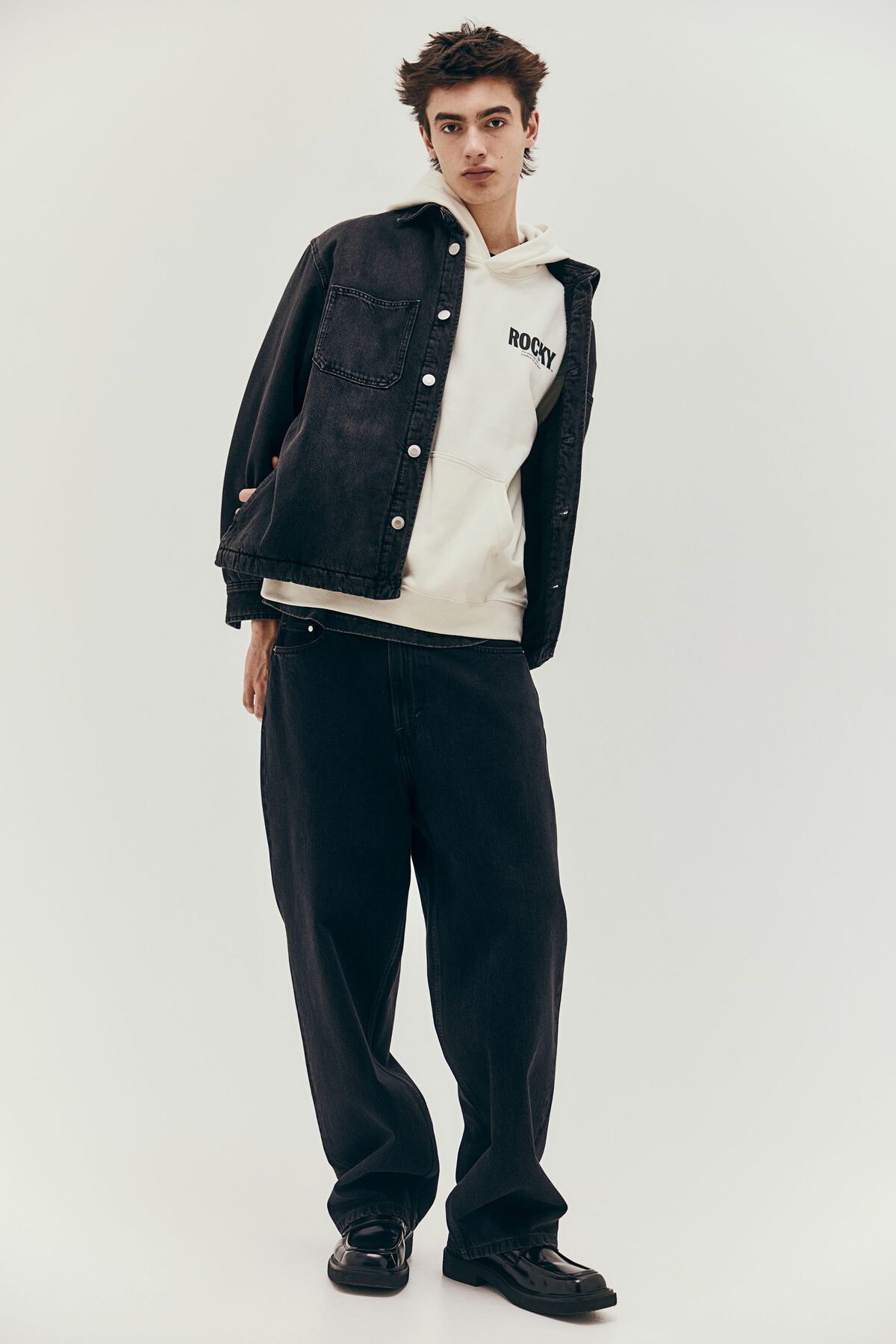 سویشرت نود مردانه بالا اورجینال H M H&M