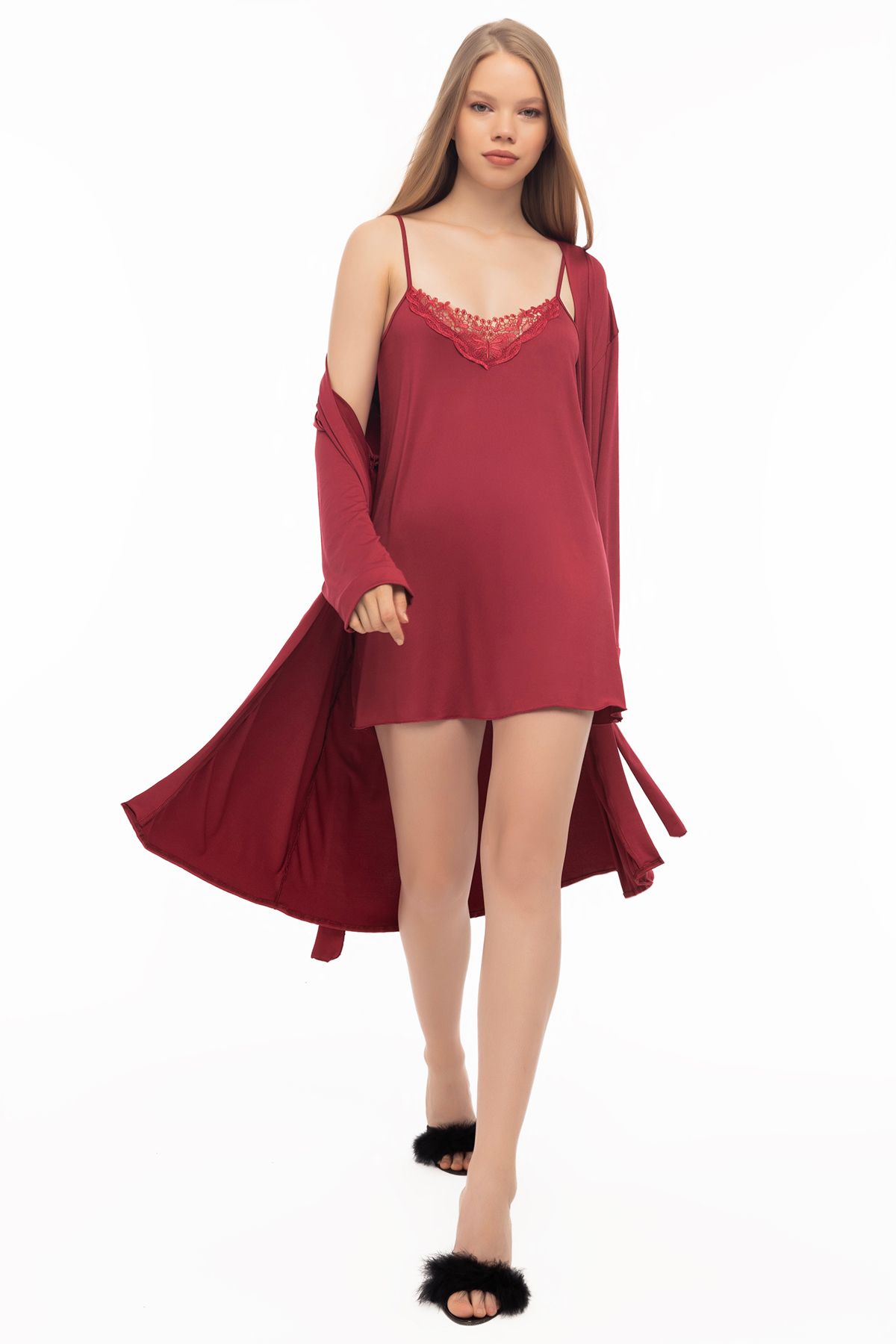 GIONA-Micro Combed Fabric Nightgown 3