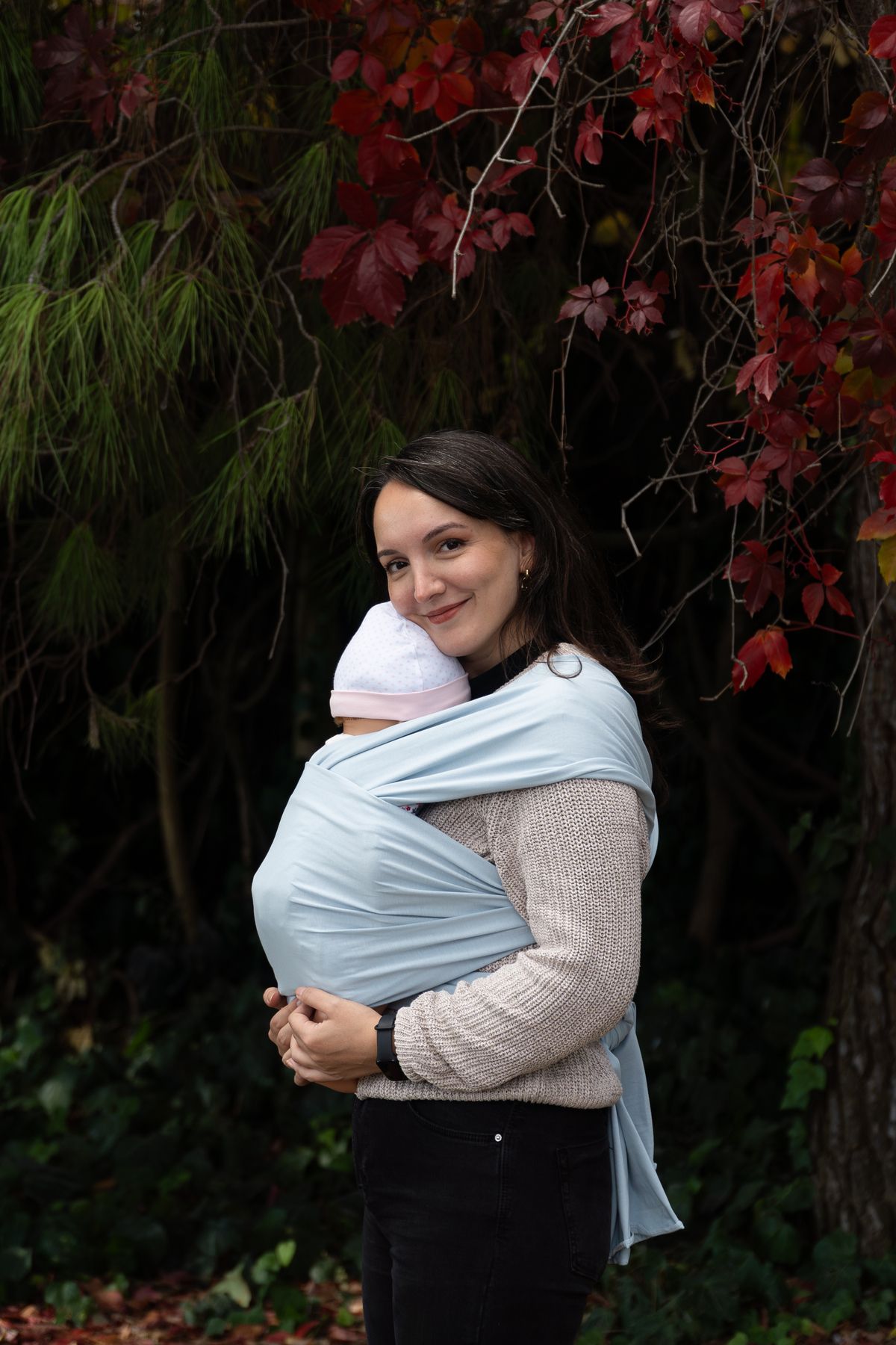 Bebek Baby Sling - %100 Pamuk - Baby Wrap - Bebek Taşıma Şalı