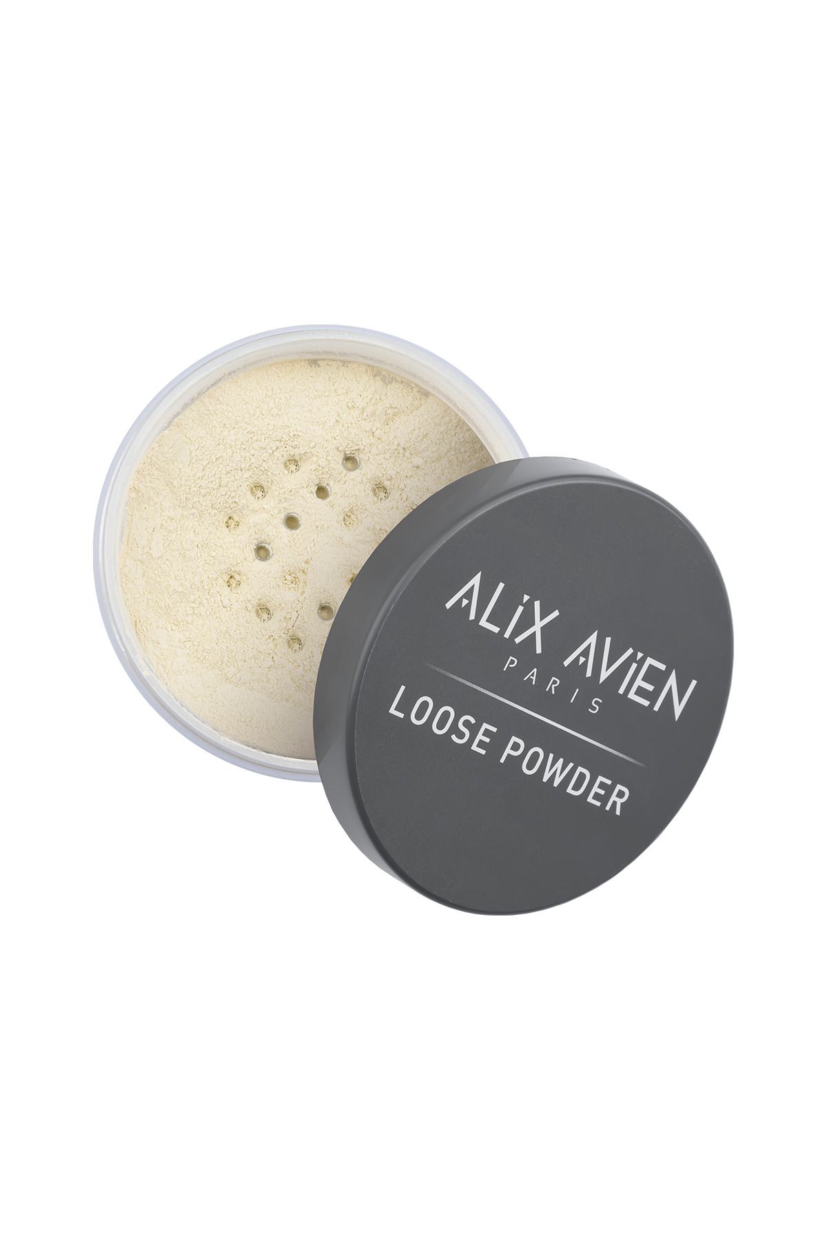 Alix Avien-Fixing Effect - Silky Powder Powder, Matte Finish, Nude Ivory 02 - Loose Powder 4