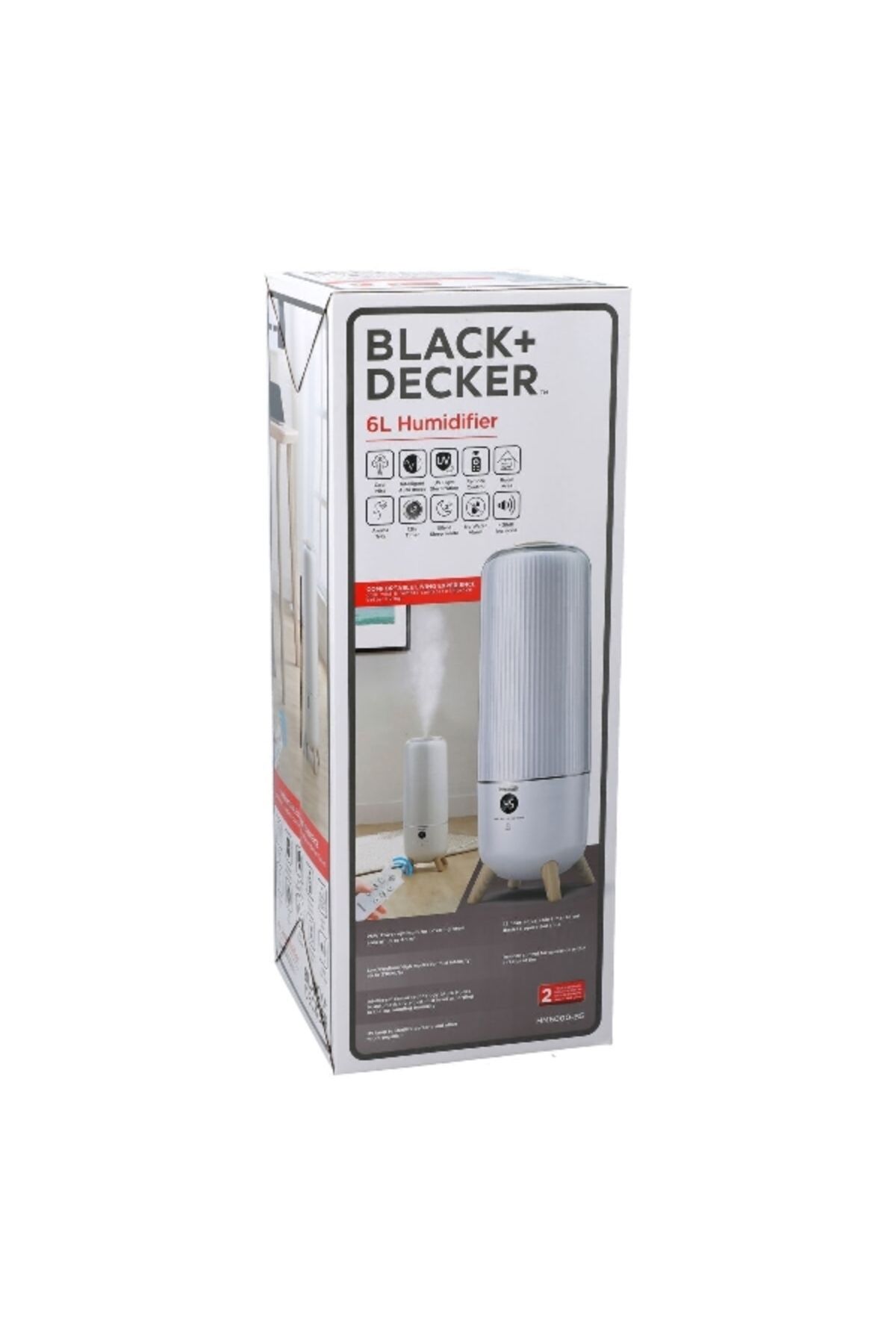 Black&Decker-Filters Contaminants Humidifier with Remote Control 6 Liter 7