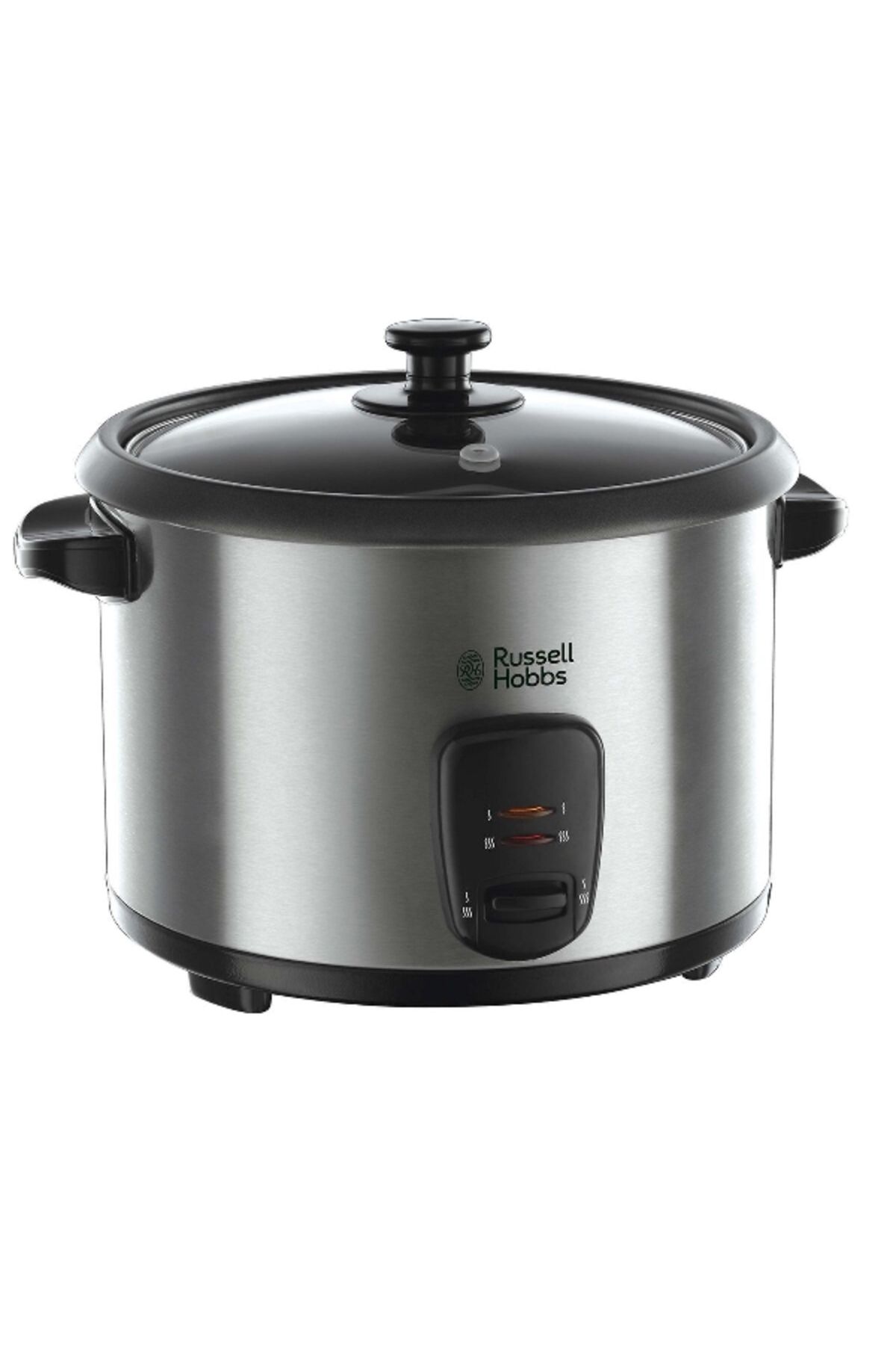 RUSSELL HOBBS-700W Rice Cooker Silver and Black 1.8 Liter 19750JAS 1