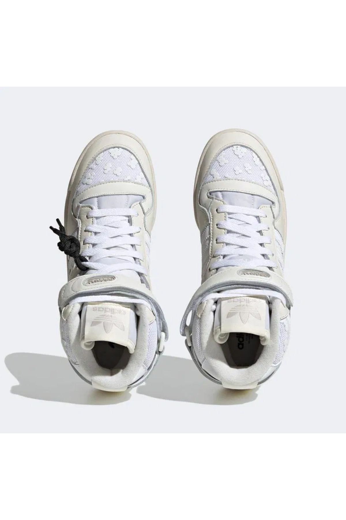 adidas-Women's Cream Sneaker - Forum 84 Hi Model Hq6884 5