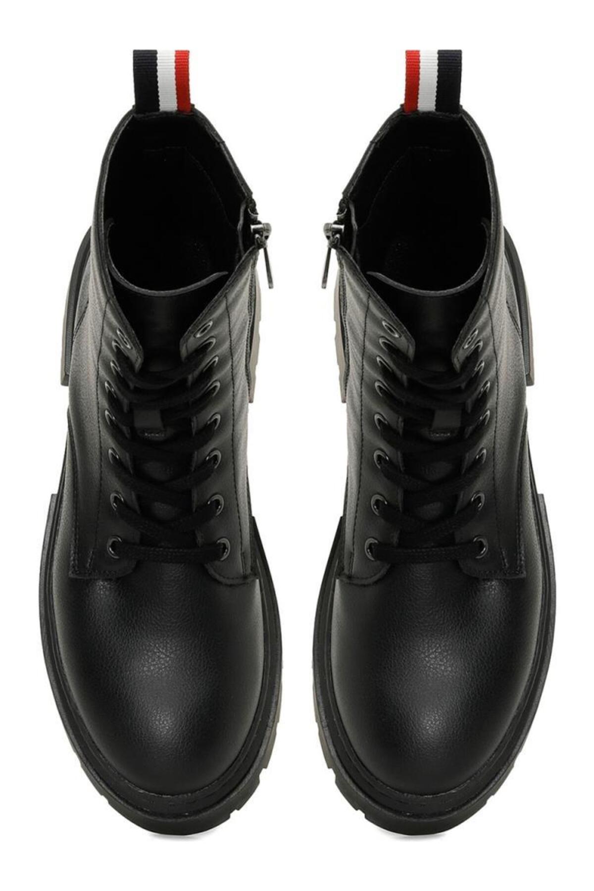 U.S. Polo Assn. U.S.POLO ASSN HALLES 4PR SİYAH COMFORT CASUAL ANATOMİK GÜNLÜK KADIN BOT görsel 3