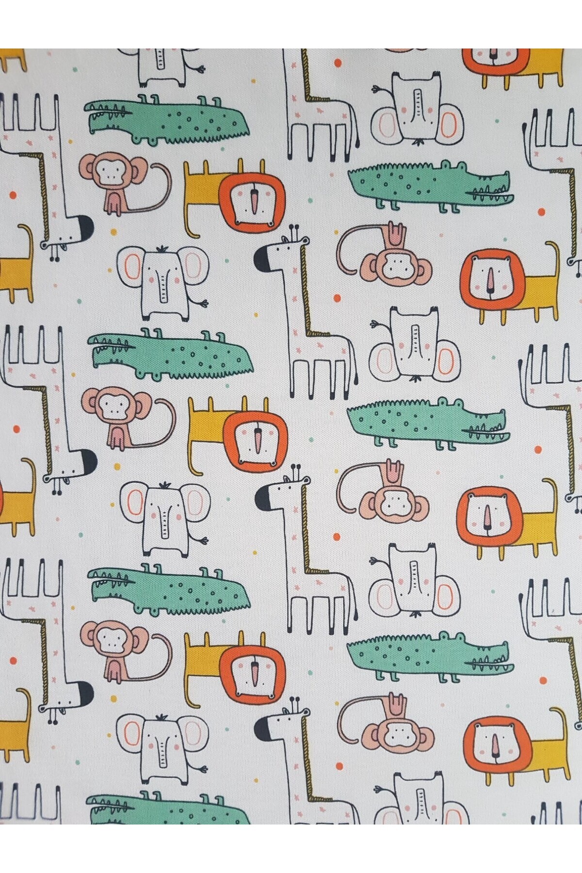 Çamaşır Bahçesi Uzun Kollu Desenli Çocuk Pijama Takım #baskılıçocukpijamatakım #çamaşırbahçesi #aslandesenli fotoğrafı 6 (önizleme)