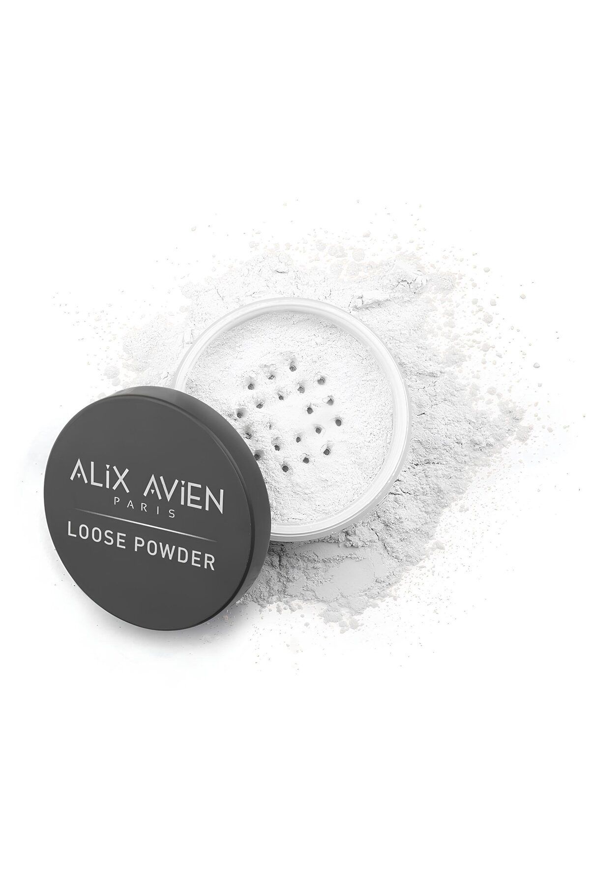 پودر ابریشمی اثر تثبیت کننده انتهای مات شل 01 شفاف Alix Avien