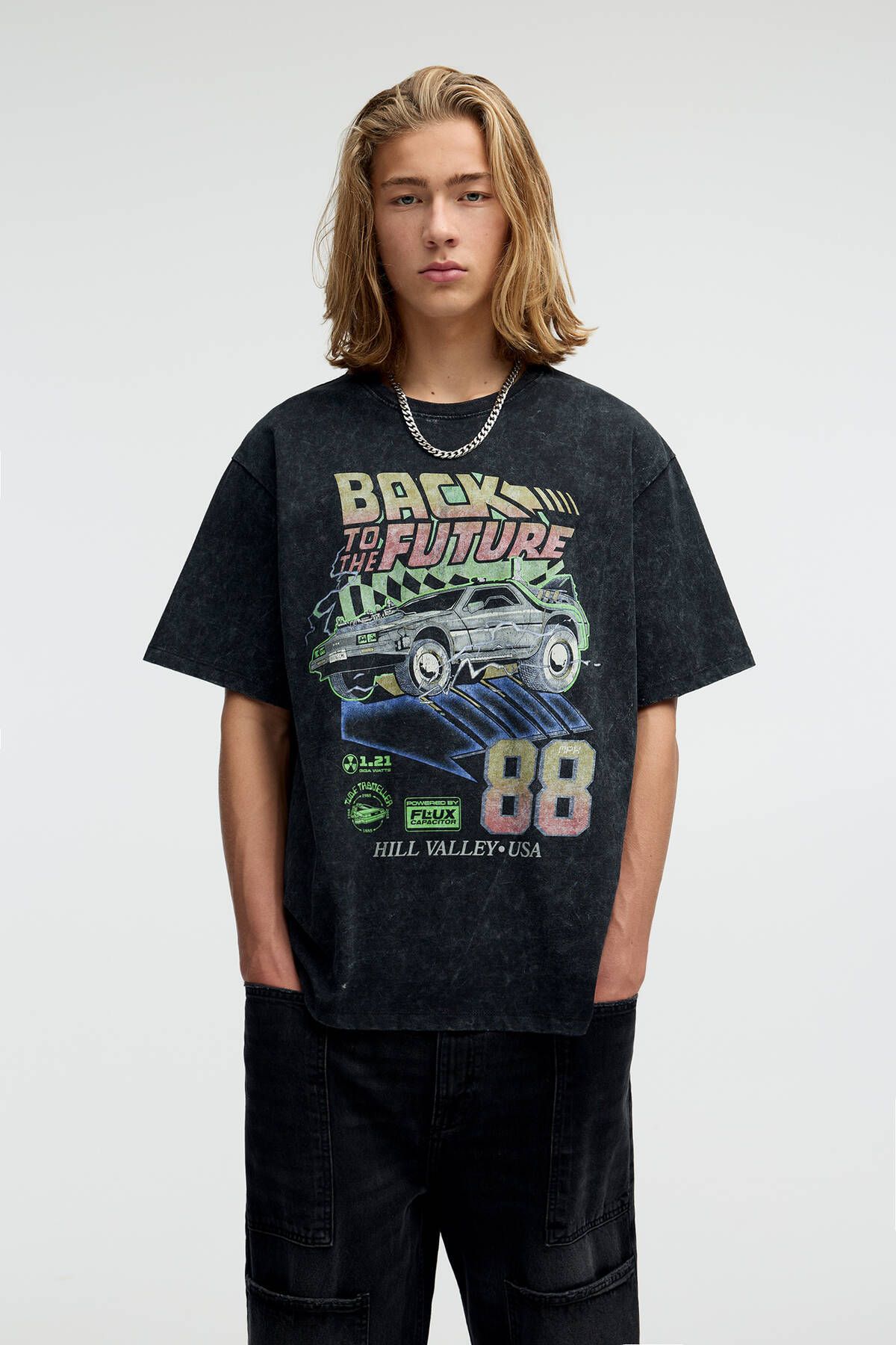 تی شرت Pull & Bear Back to the Future 88