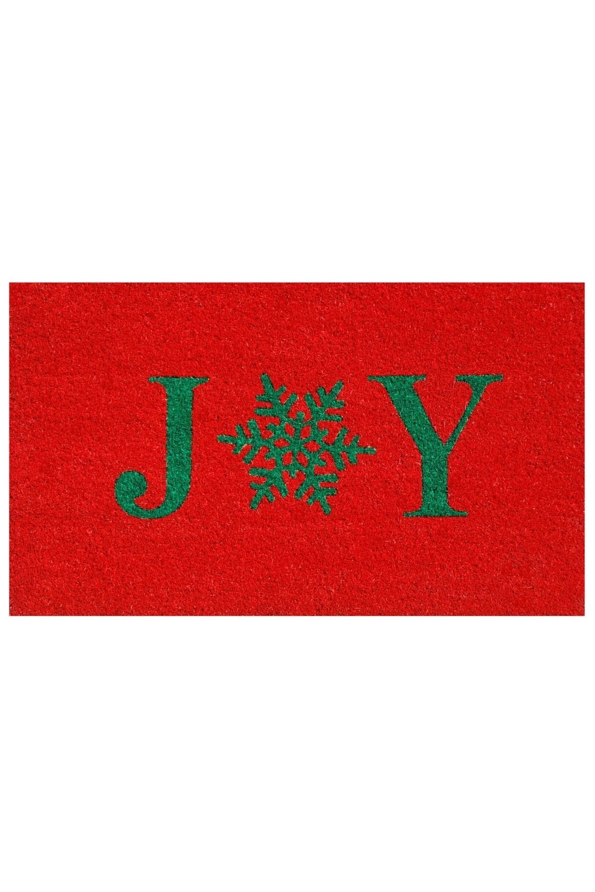 KARMAT-Red, Snowflake, Christmas Themed Door Mat, Indoor and Outdoor Mat, Digital Printing Mat 4