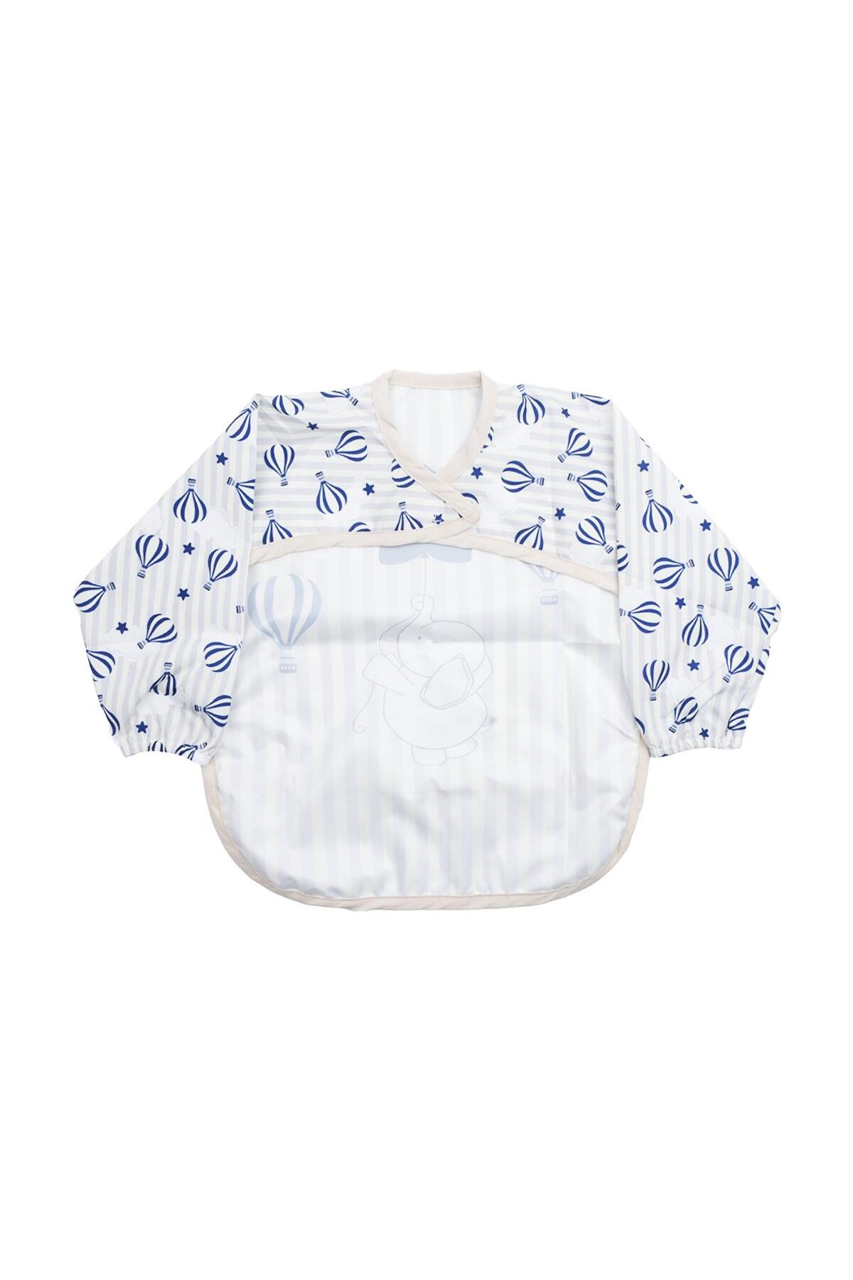 Bebelop Desenli Karakter Baskılı Kollu Giydirilebilir Bebek Mama Önlüğü fotoğrafı 3 (önizleme)