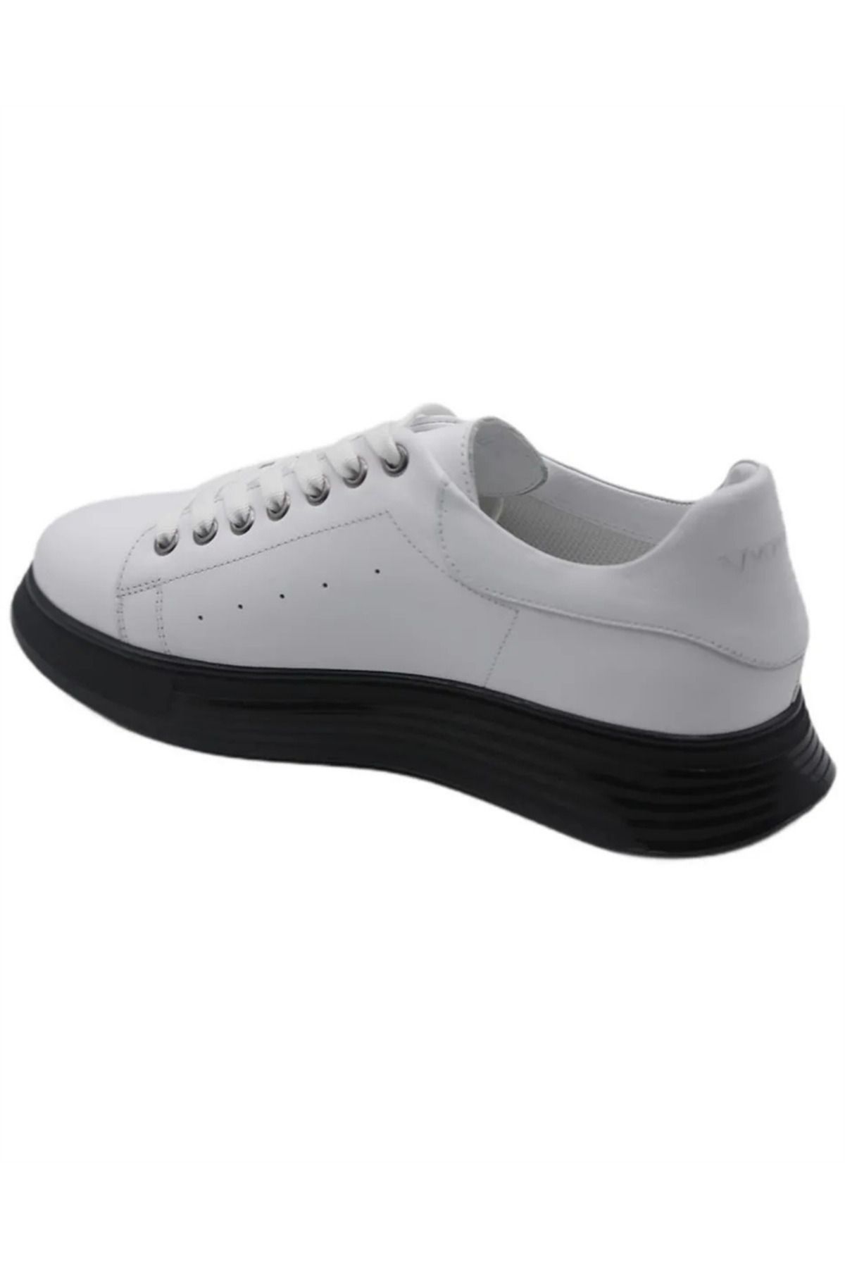 Voyager-6677 Pantofi sport casual din piele Nata alb pentru bărbați Mr 4