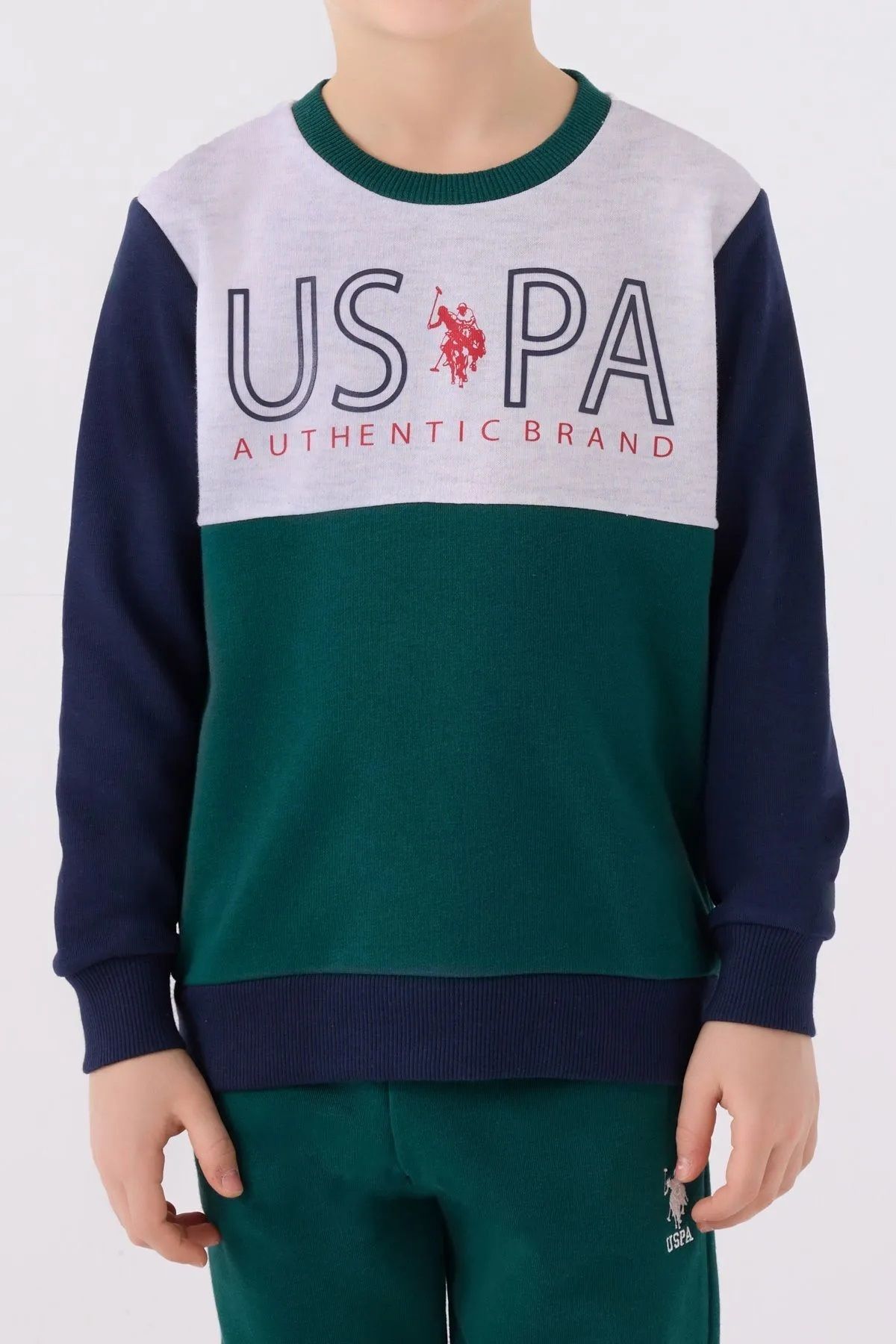 U.S. Polo Assn.-Boy's Double Bottom Top Tracksuit Set 4