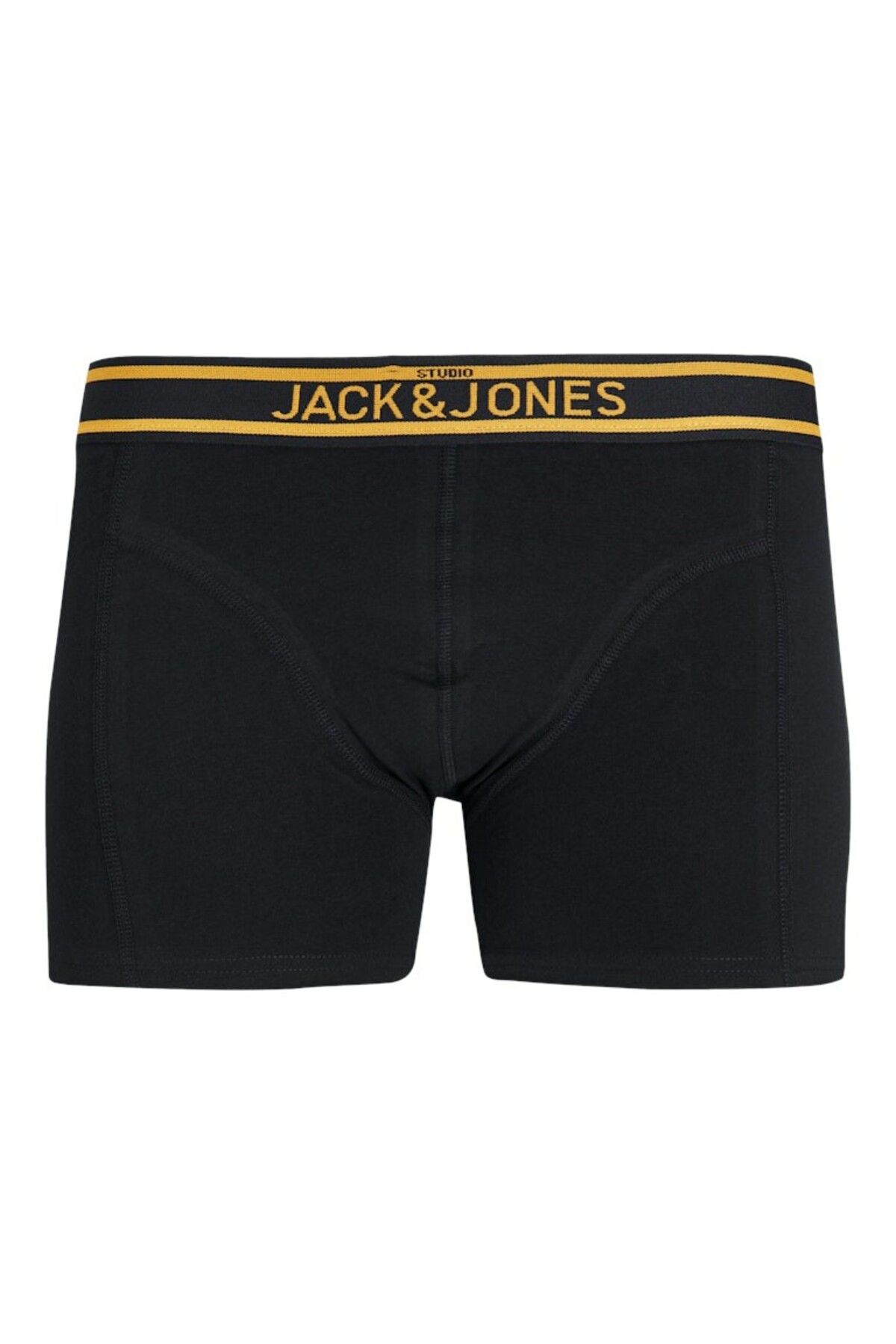 تنه جامد مردانه مشکی ژاکمارک 3 بسته باکسر 12266063-مشکی Jack & Jones