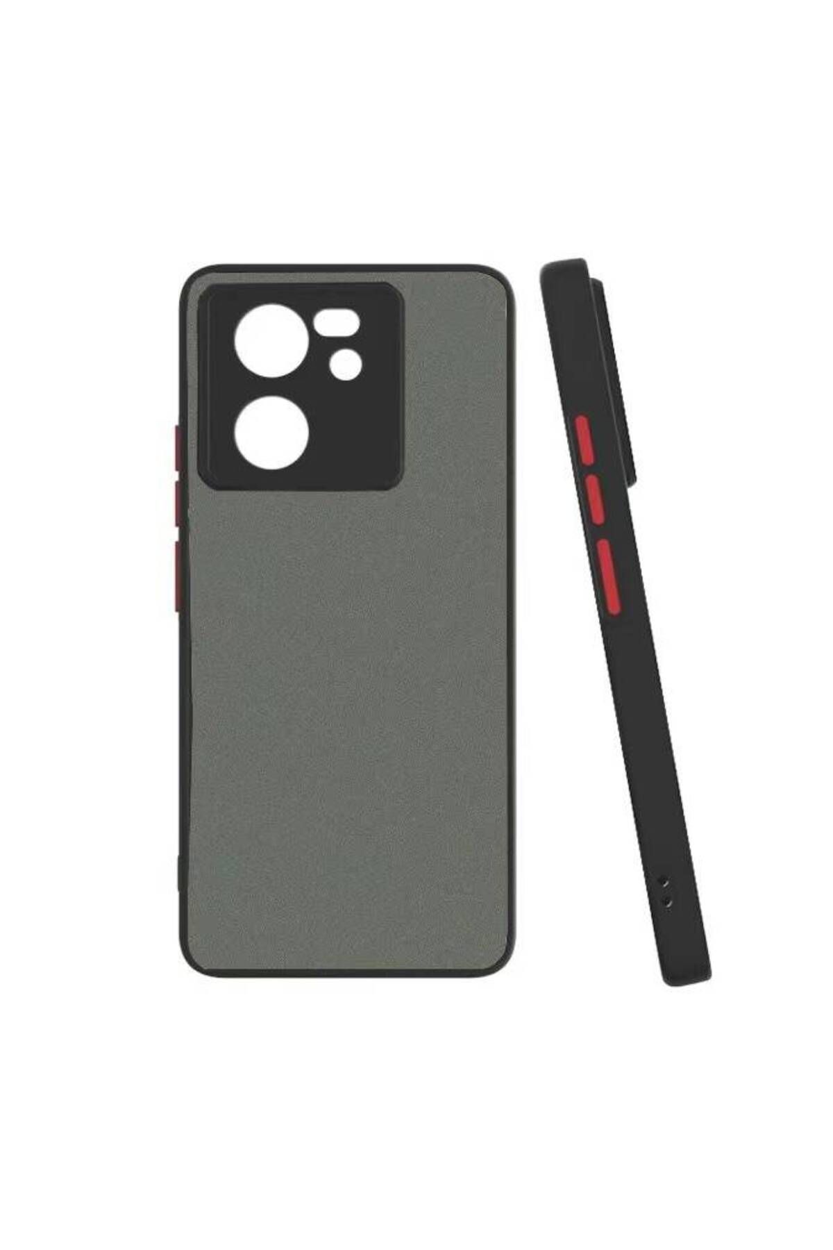gaappy Hod Serisi Xiaomi Mi 13T Pro Siyah - Kırmızı Kapak