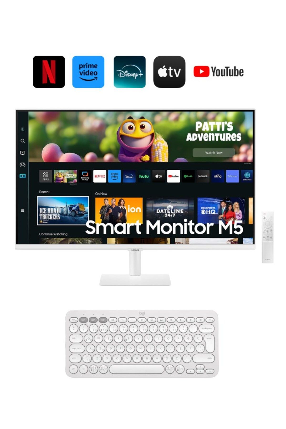 Samsung Akıllı Tv-Monitör 32'' 80 Ekran Wi-fi ,TİZEN-Apple Android Kablosuzbağlantı, Onerous Askı Aparatı