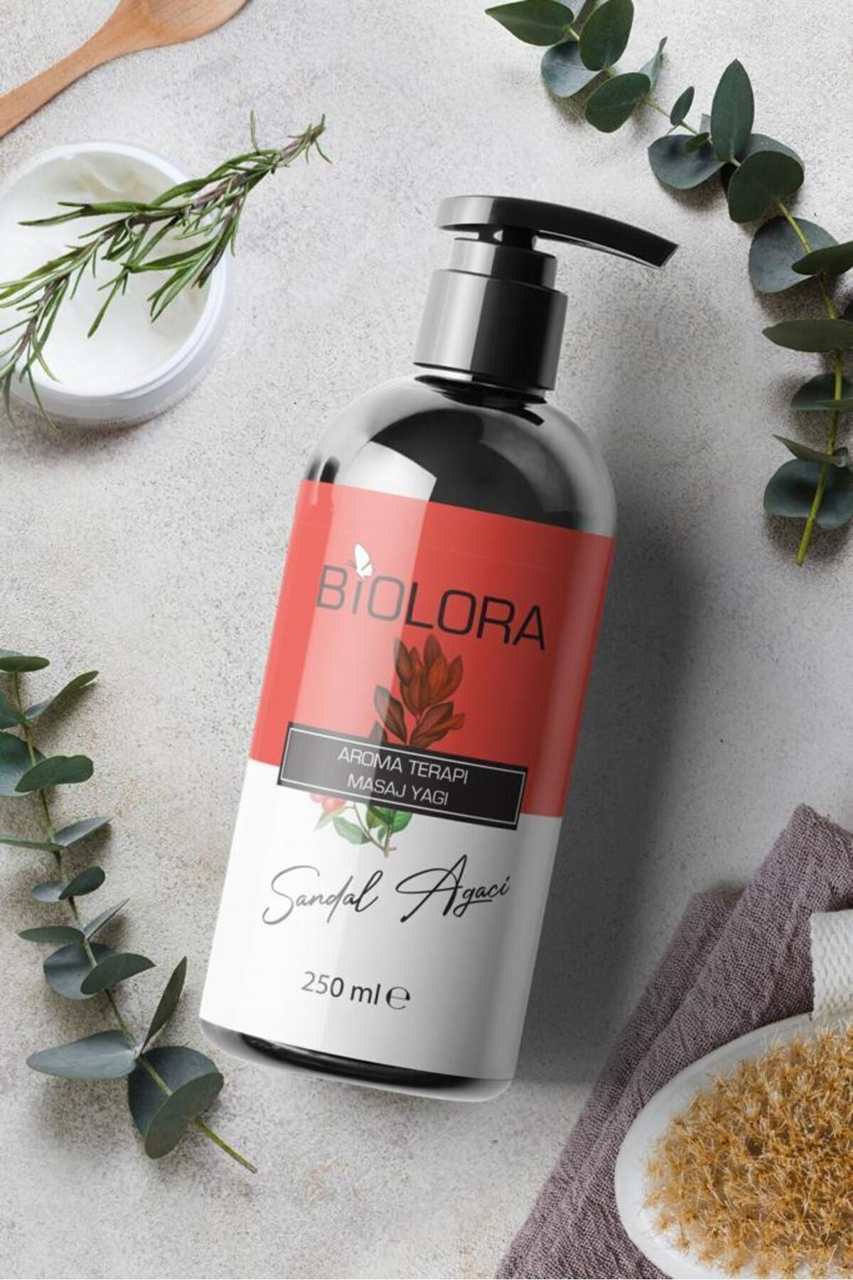 Biolora Sandal Ağacı Duyusal Haz Ve Afrodizyak Etkili Vücut Masaj Yağı 250ml.