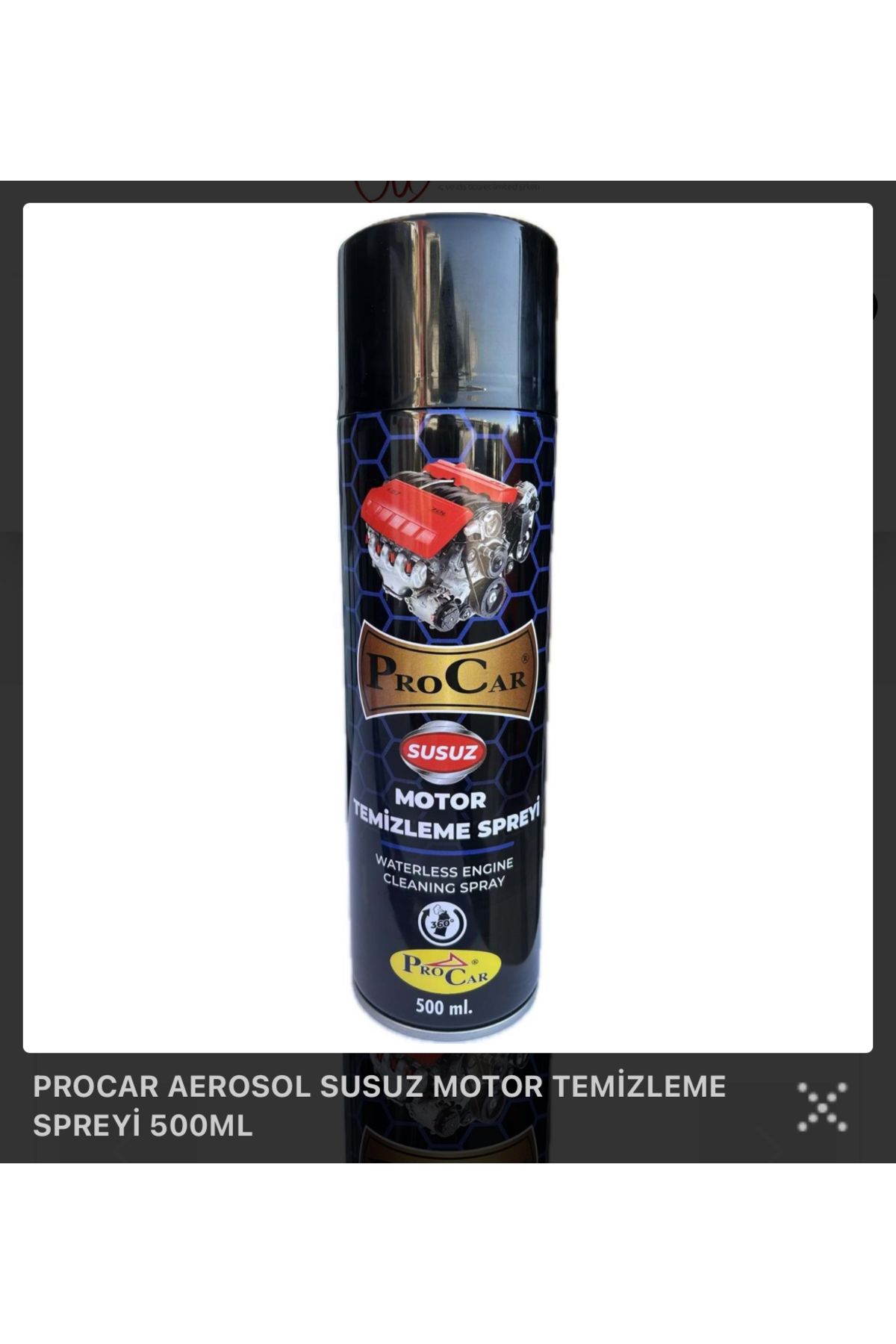 procar SUSUZ MOTOR TEMİZLEME SPREYİ 500 ML.