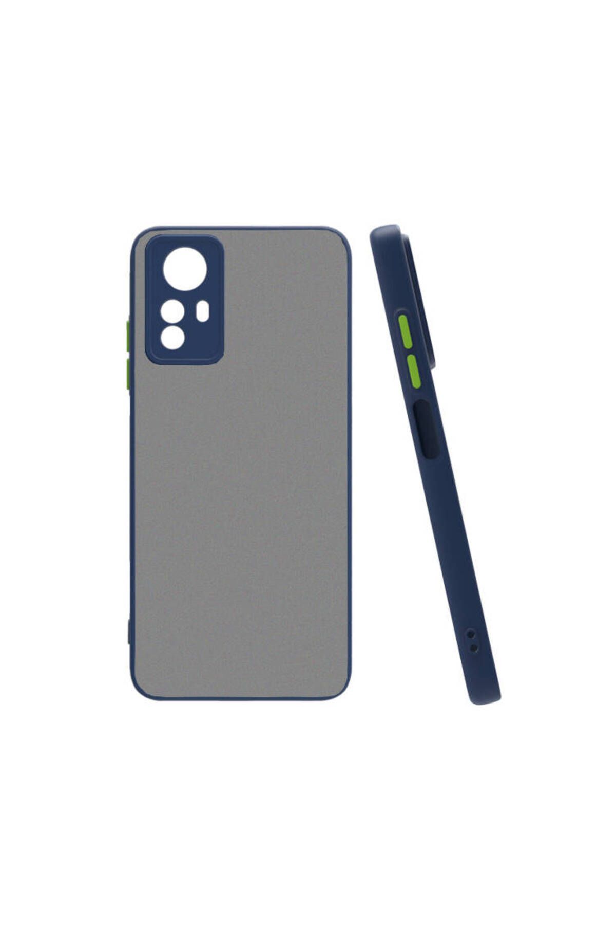 gaappy Hod Serisi Xiaomi Redmi Note 12S Lacivert - Yeşil Kapak