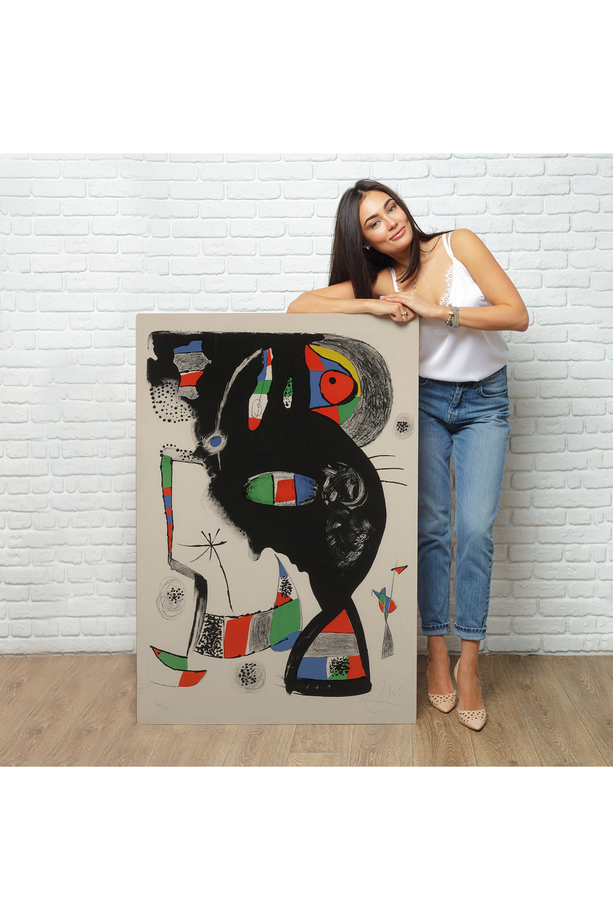 Joan Miro - 42 Rue Blomet Kanvas Tablo görsel 2