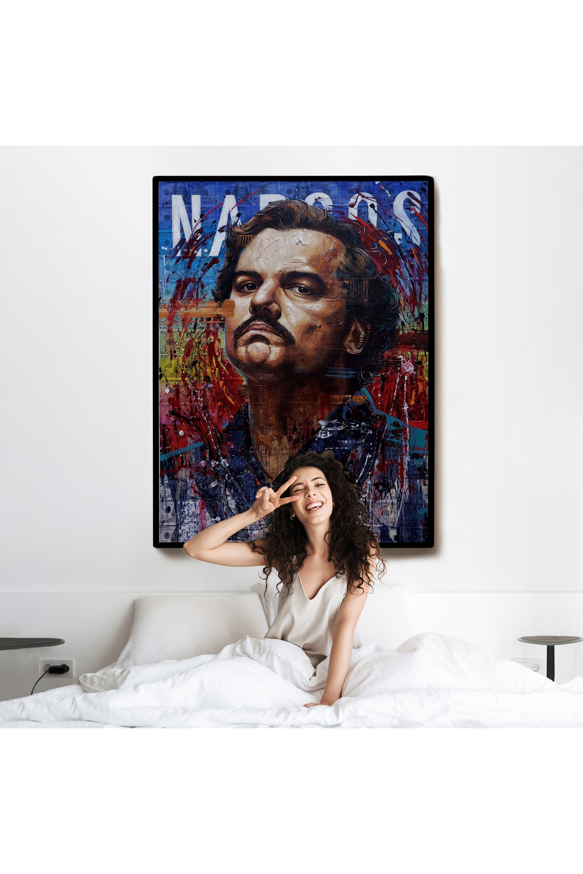 Pablo Escobar Kanvas Tablosu görsel 6
