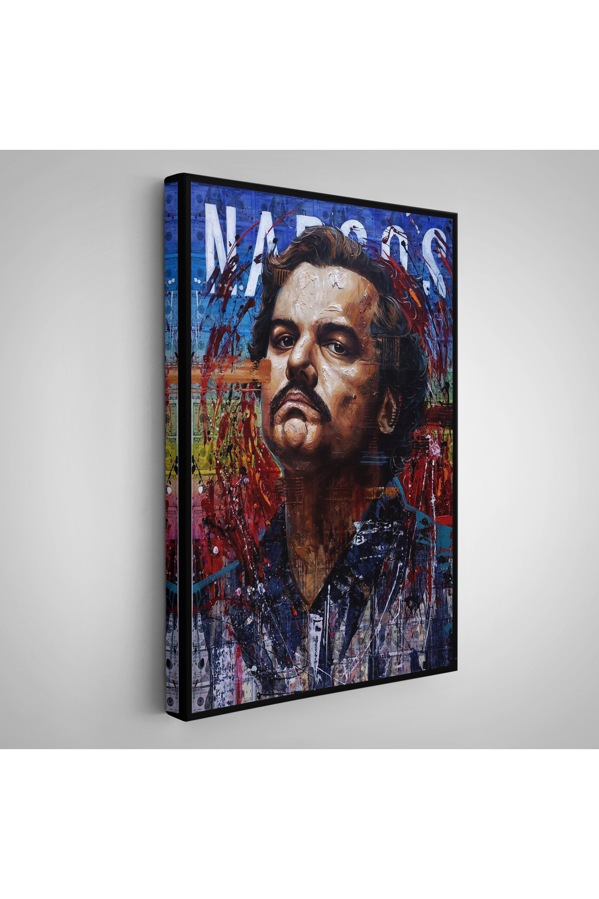 Pablo Escobar Kanvas Tablosu