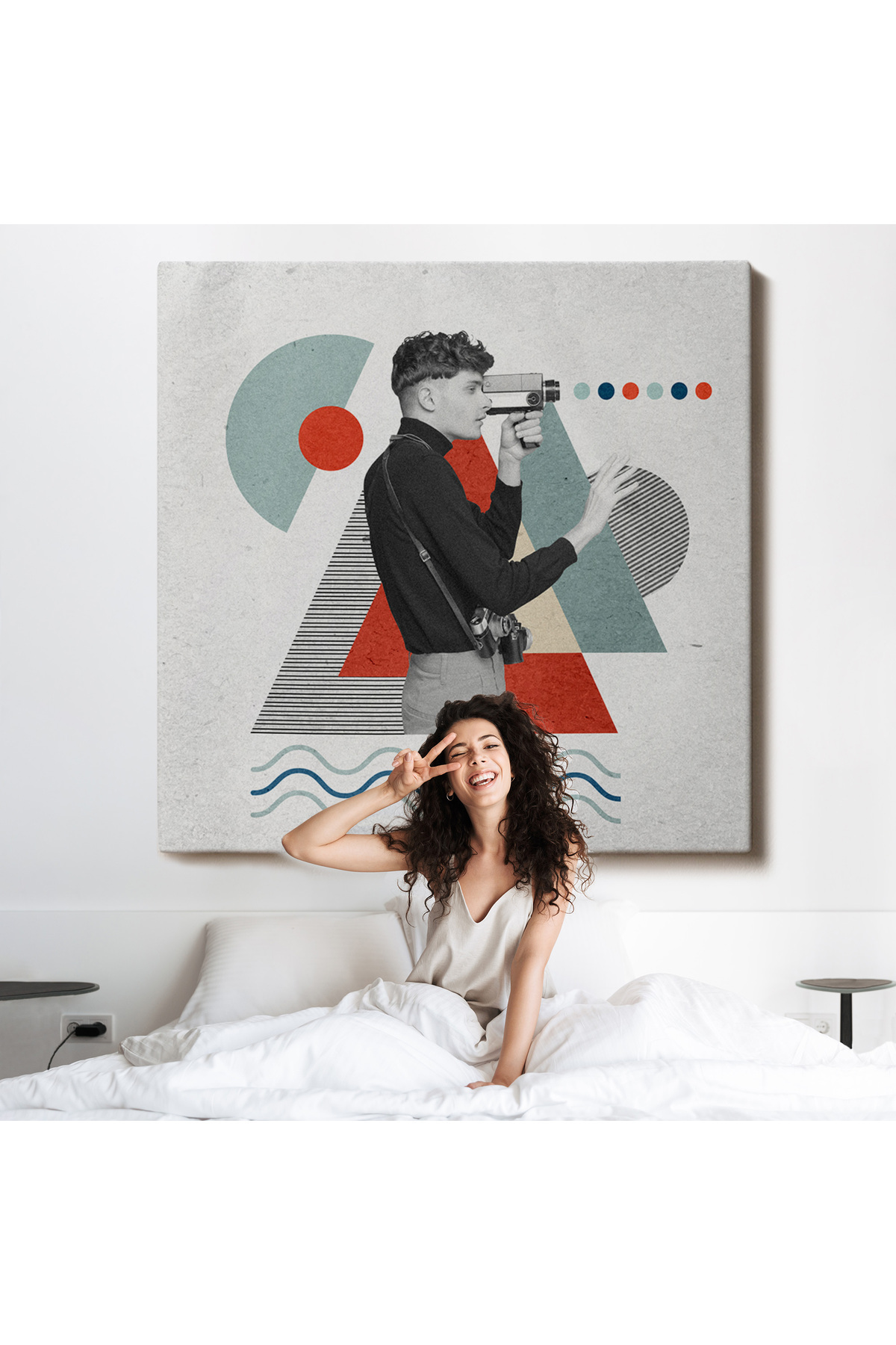 Video Pop Art Kanvas Tablo görsel 6