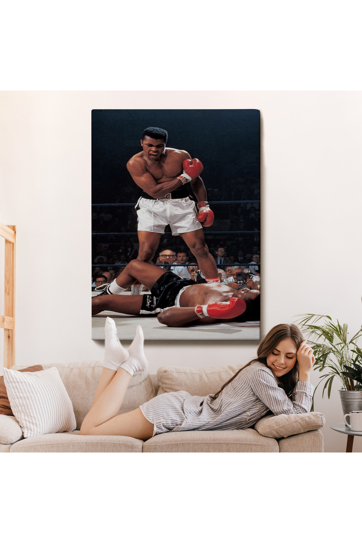 Muhammet Ali Nakavt Kanvas Tablosu görsel 7