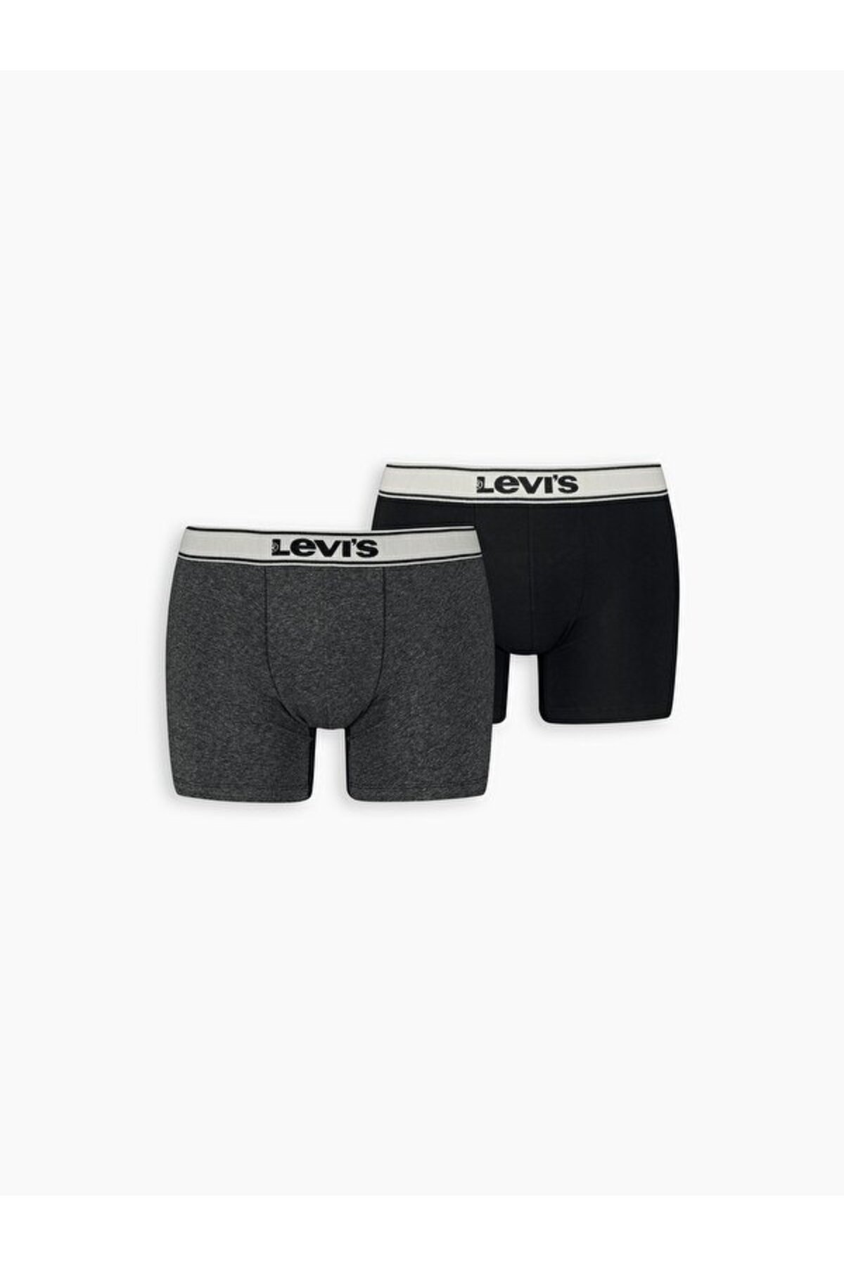 شورت باکسر نخی ارگانیک Vintage Heather ® - بسته ۲ عددی لیوایز جوراب Levi's