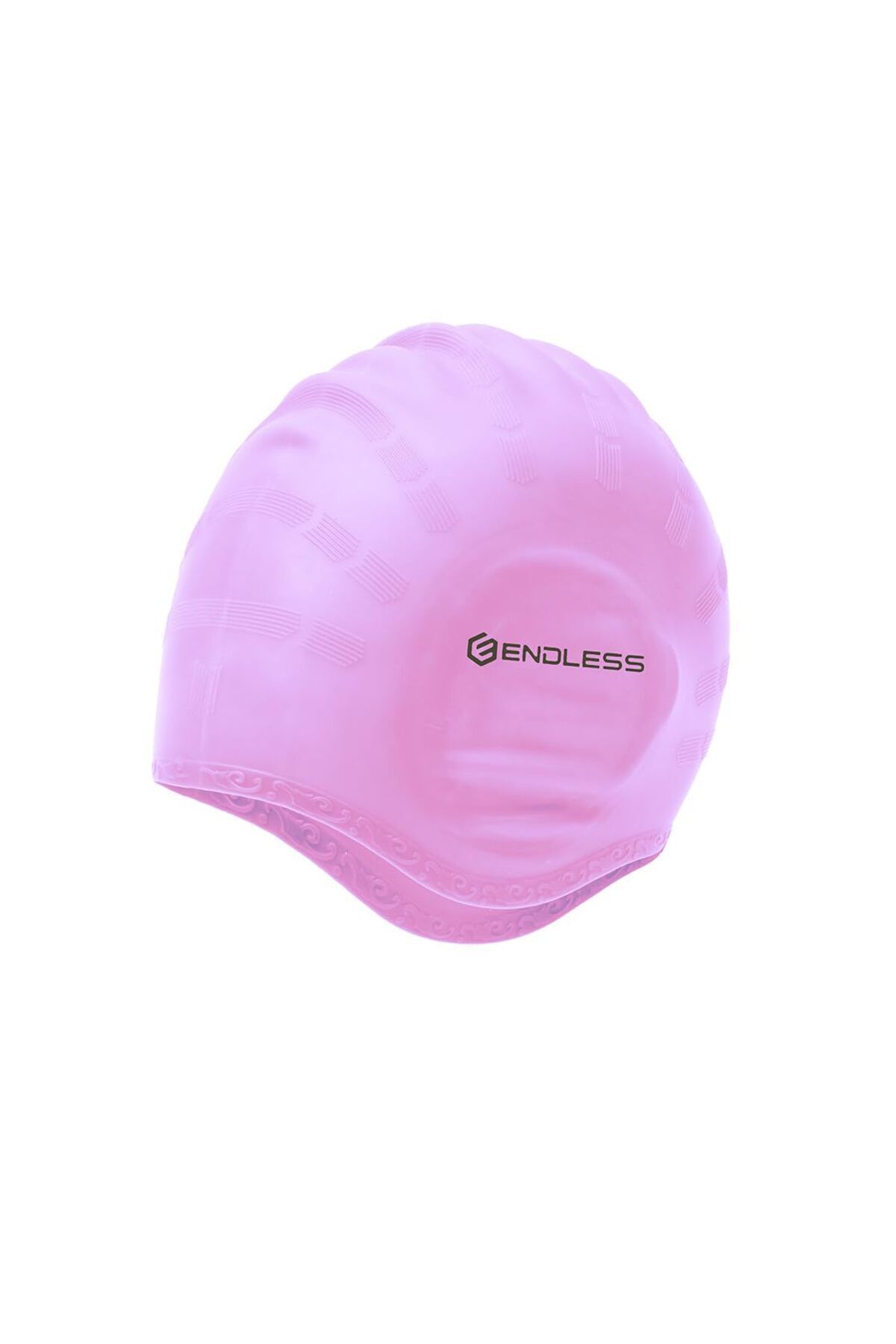 Endless-Comfortable Silicon Swimming Cap | Ergonomic Ear Pockets | Waterproof | Pink 1