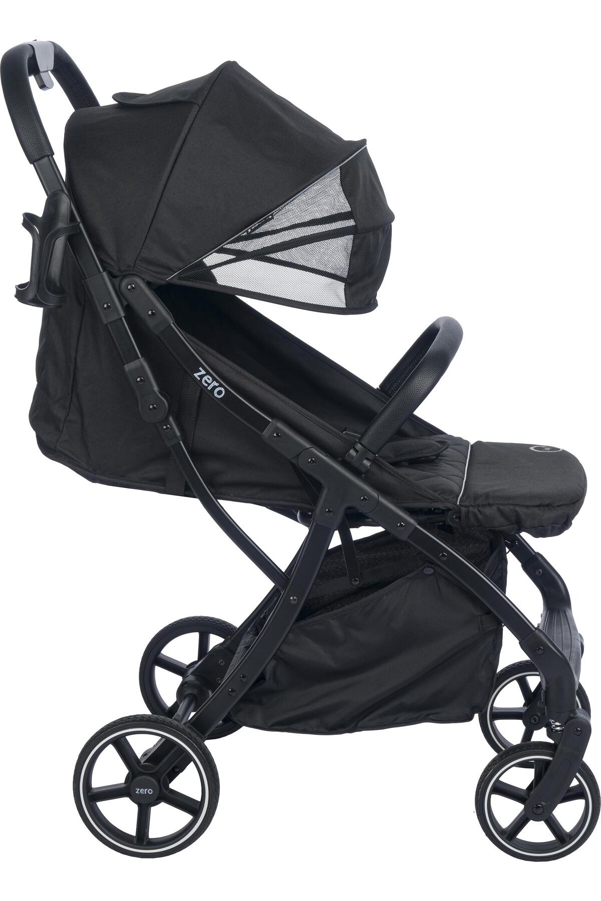 Bagi Zero Autofold Bebek Arabası Black fotoğrafı 5 (önizleme)