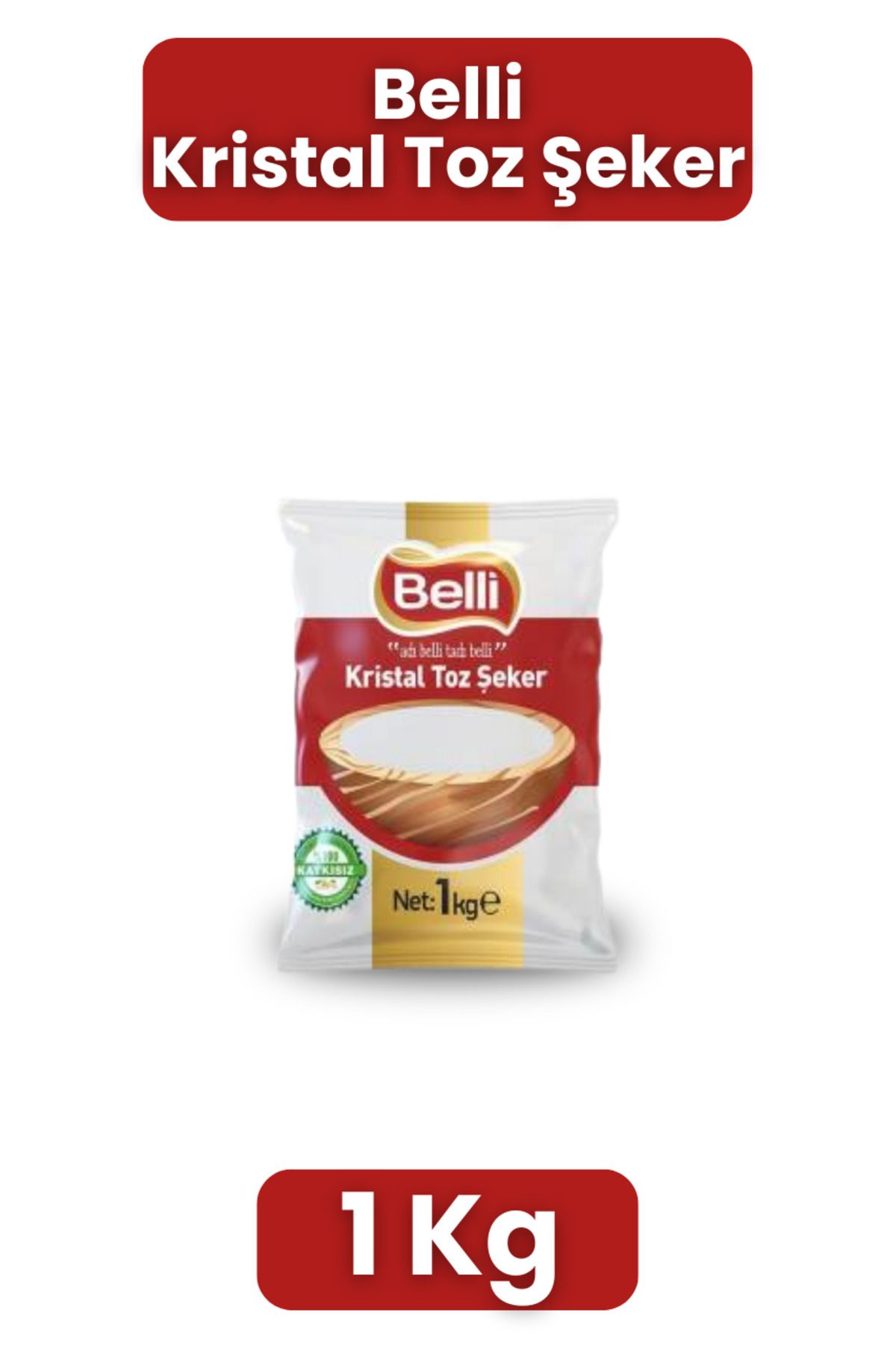 Belli 1 Kg Kristal Toz Şeker