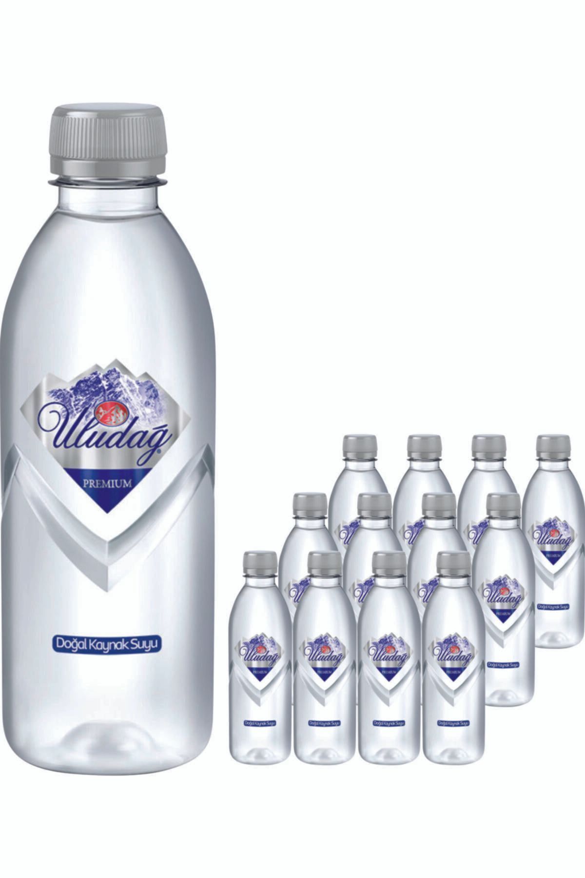 Uludağ Premium Doğal Kaynak Suyu Pet Şişe 12 X 400 ml