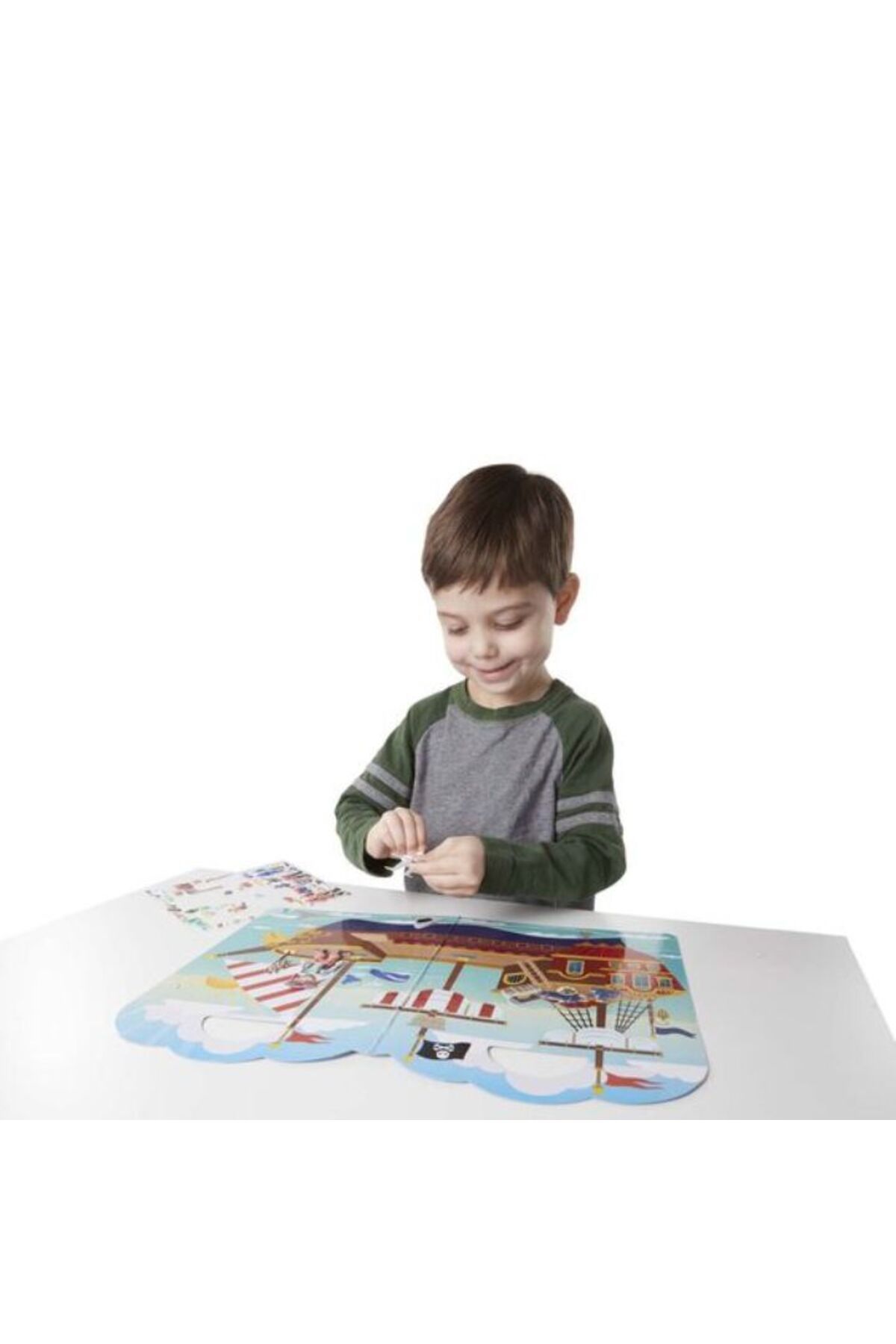 Melissa & Doug-Embossed Plug and Take Off Sticker Set - Pirates 2