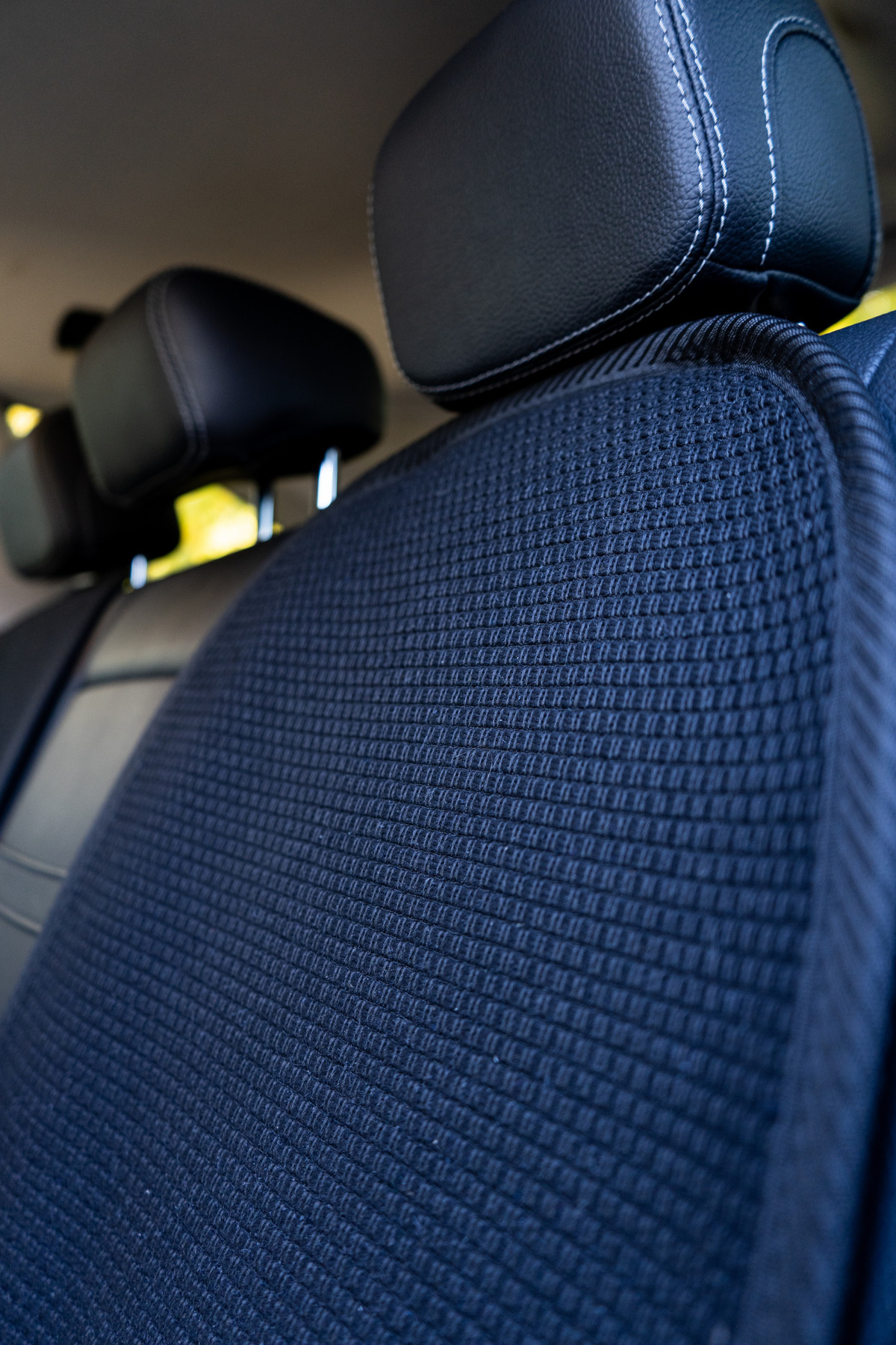 TREND Meka Part Oto Koltuk Koruyucu Kılıf 2 Parça SADECE Arka Koltuk Sırt Universal Siyah fotoğrafı 3 (önizleme)