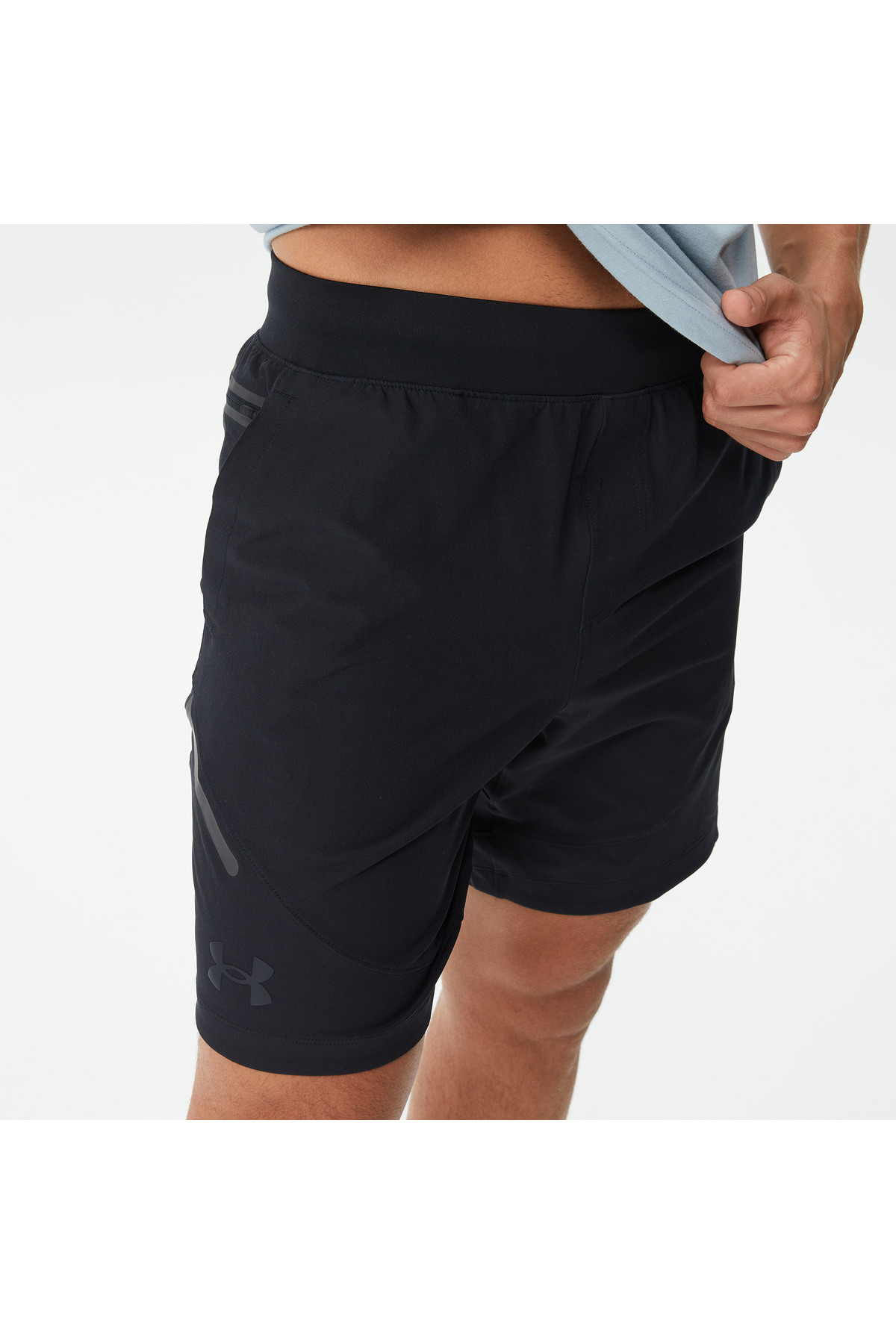 Under Armour-Ανδρικό μαύρο σορτς Unstoppable 5