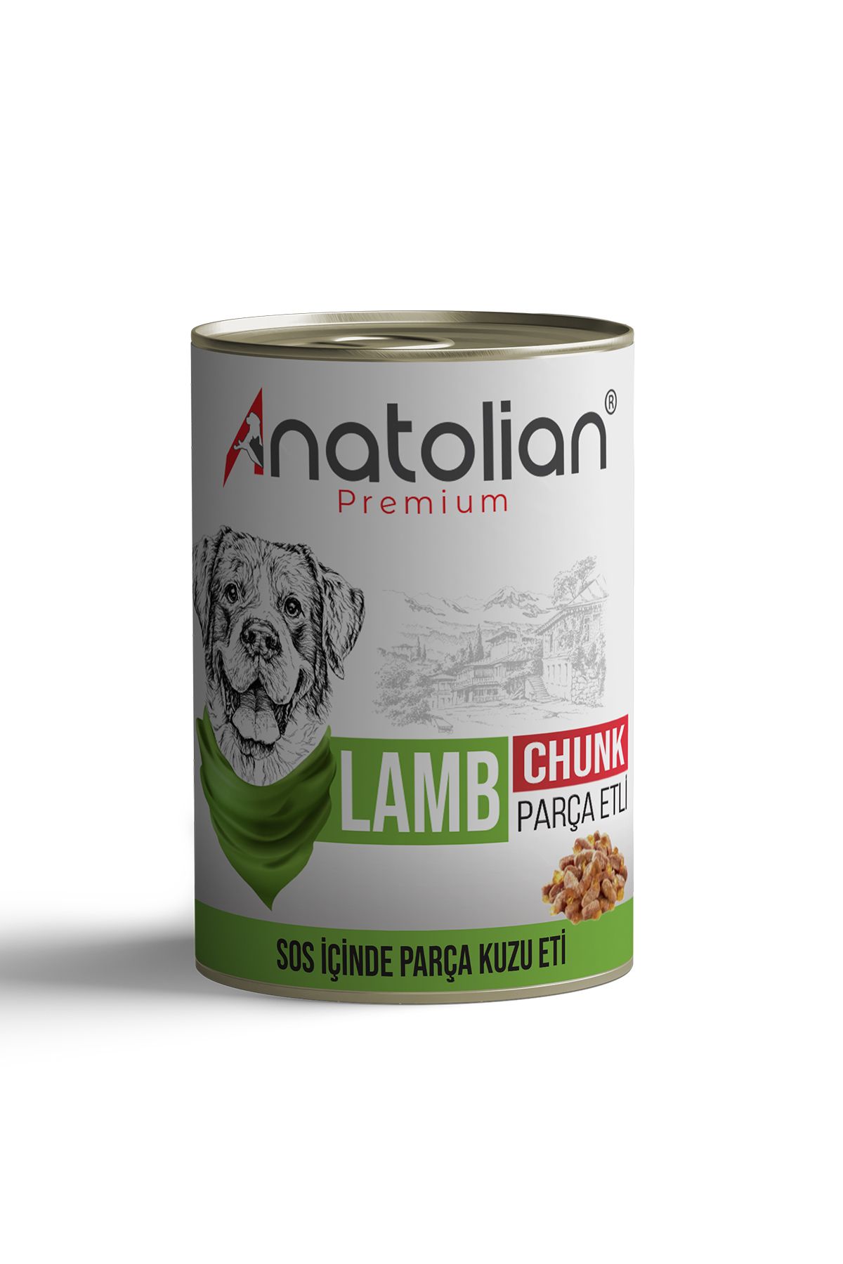 Anatolian premium Adult Lamb Kuzulu Parça Etli Yetişkin Köpek Konservesi 400 gr