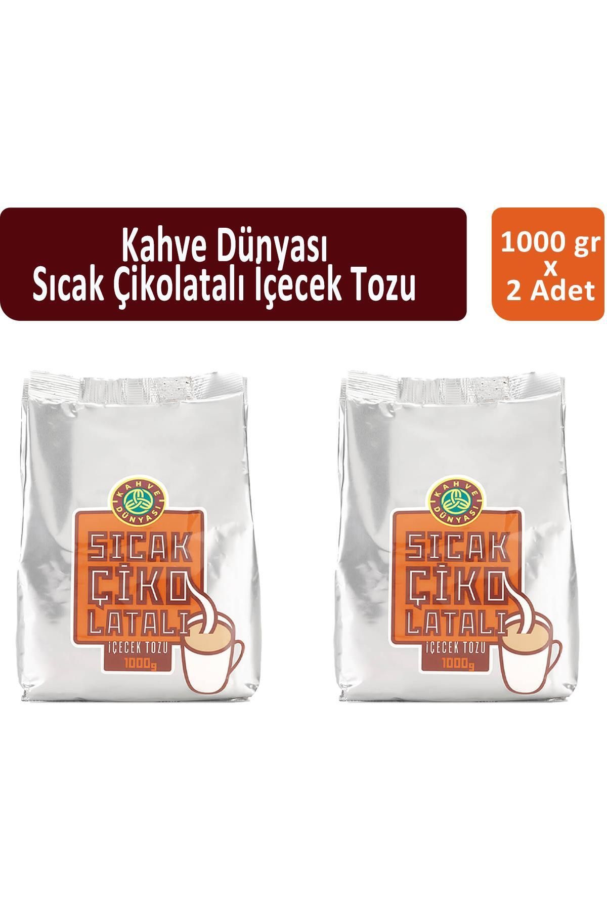 Kahve Dünyası Kahve Dünyası Teneke Sıcak Çikolata 1000 gr x 2 Adet