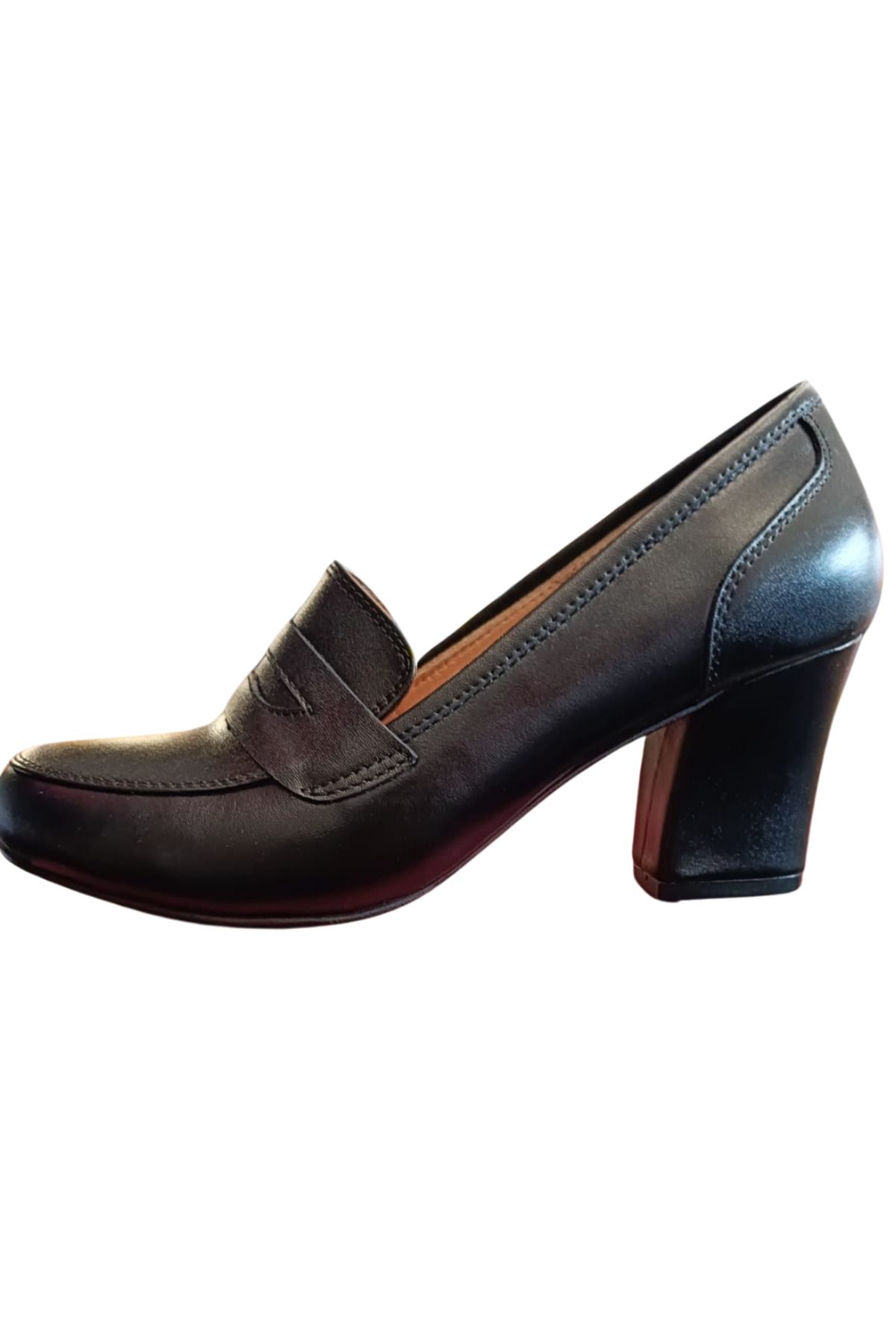 SOLMAZ-Gp Krl1302 Genuine Leather Women's Heeled Shoes 2