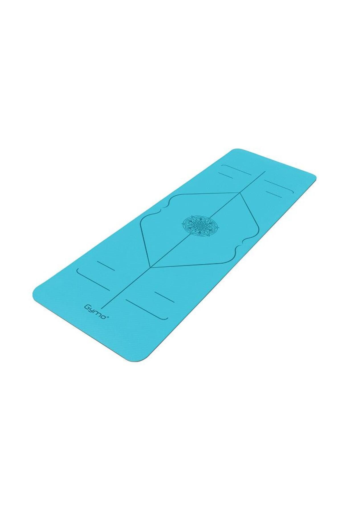 زیرانداز پیلاتس آبی تراز 6mm tpe یوگا مات کوسن Gymo