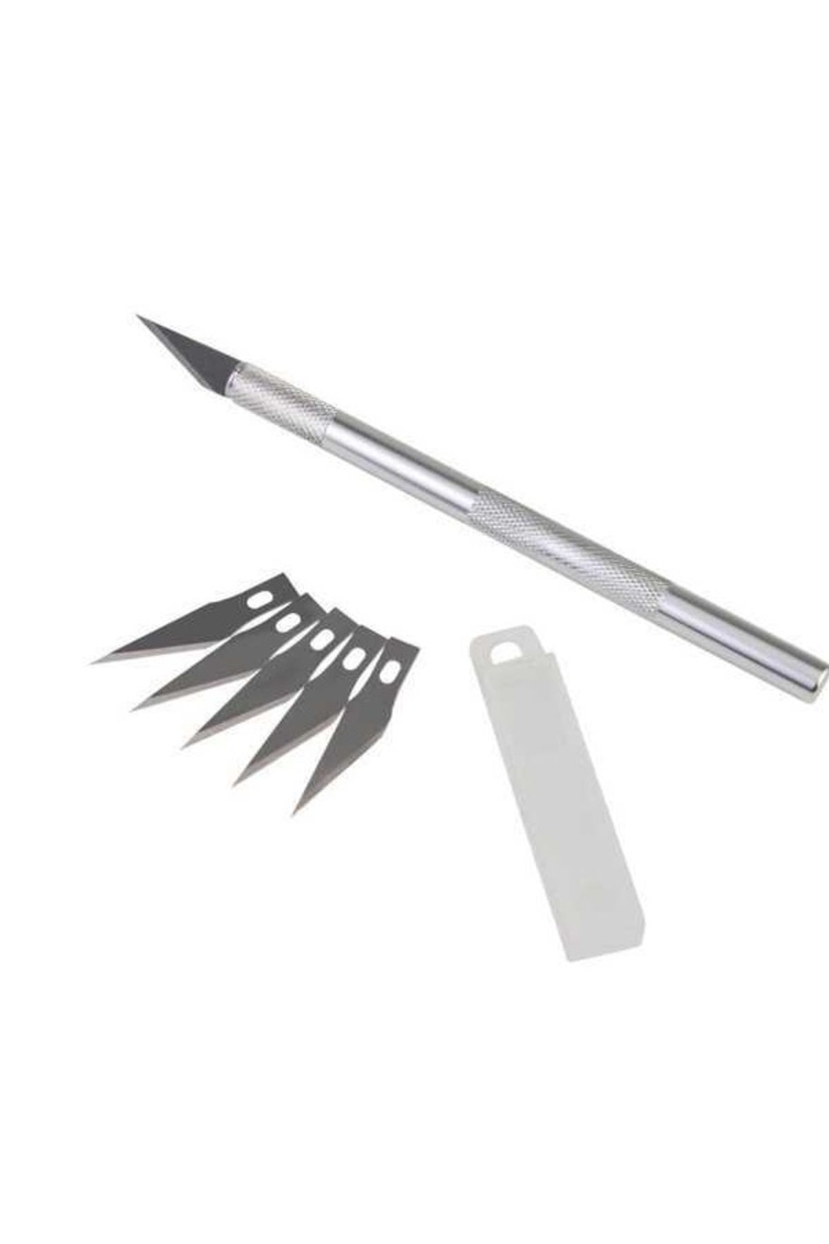 hobi market art-Scalpel Cretuar Blade - Set with 5 Refills 1