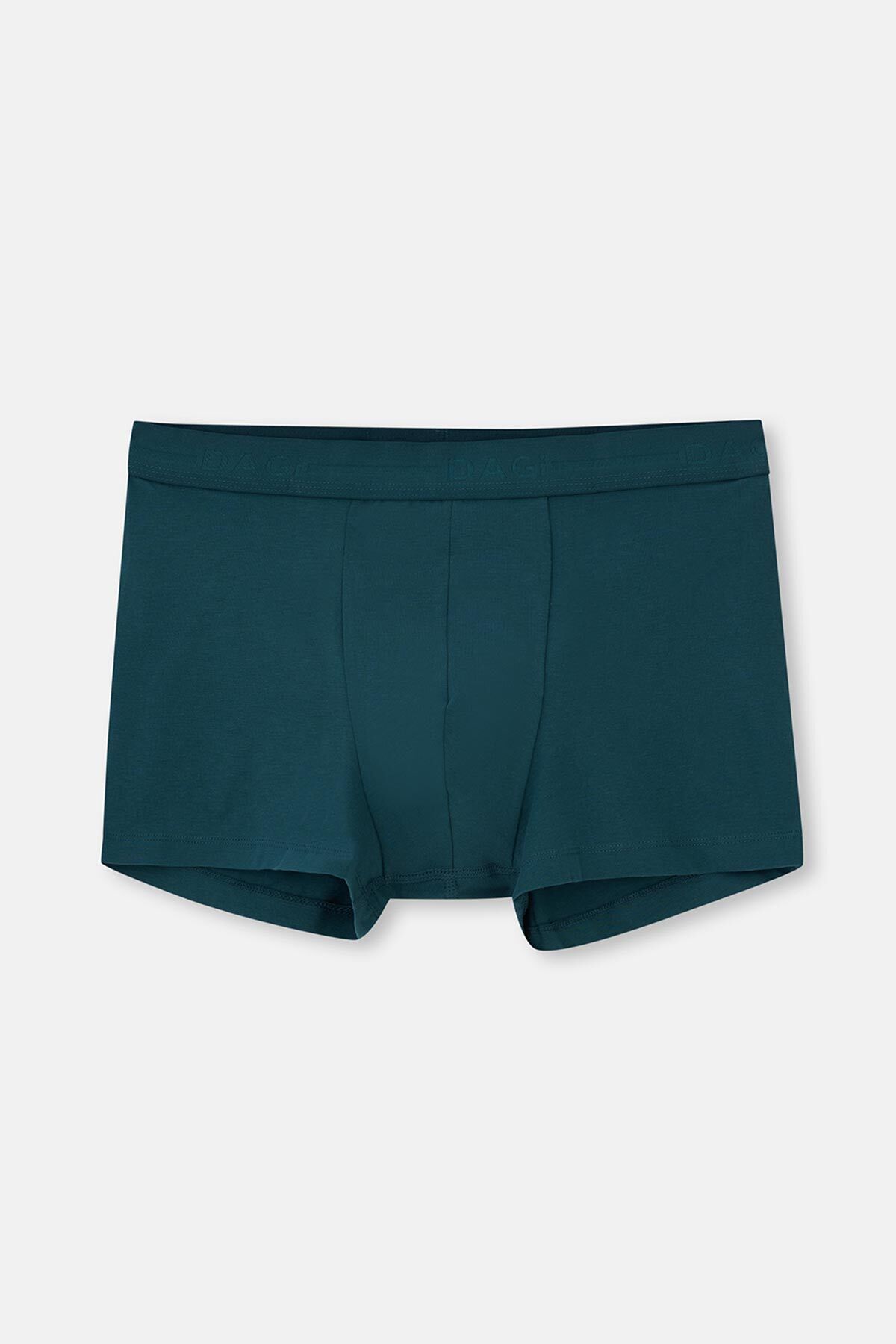 Dagi-Hellblau-Dunkelgrün 5210 2-teilige Boxershorts aus gemusterter Baumwolle 4