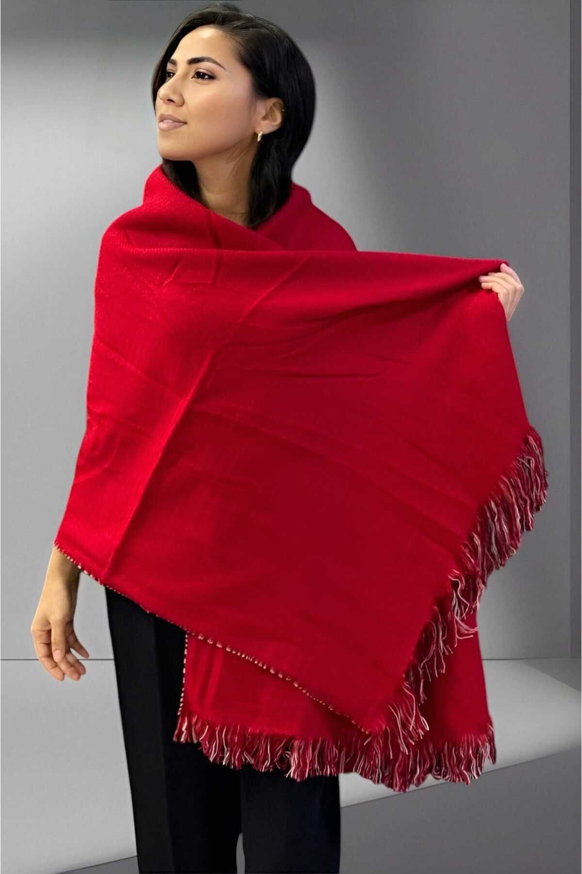 Uniquerrs-Women's Double Sided Solid Color Soft Textured Shoulder Shawl Scarf (70cm X 180cm) 2