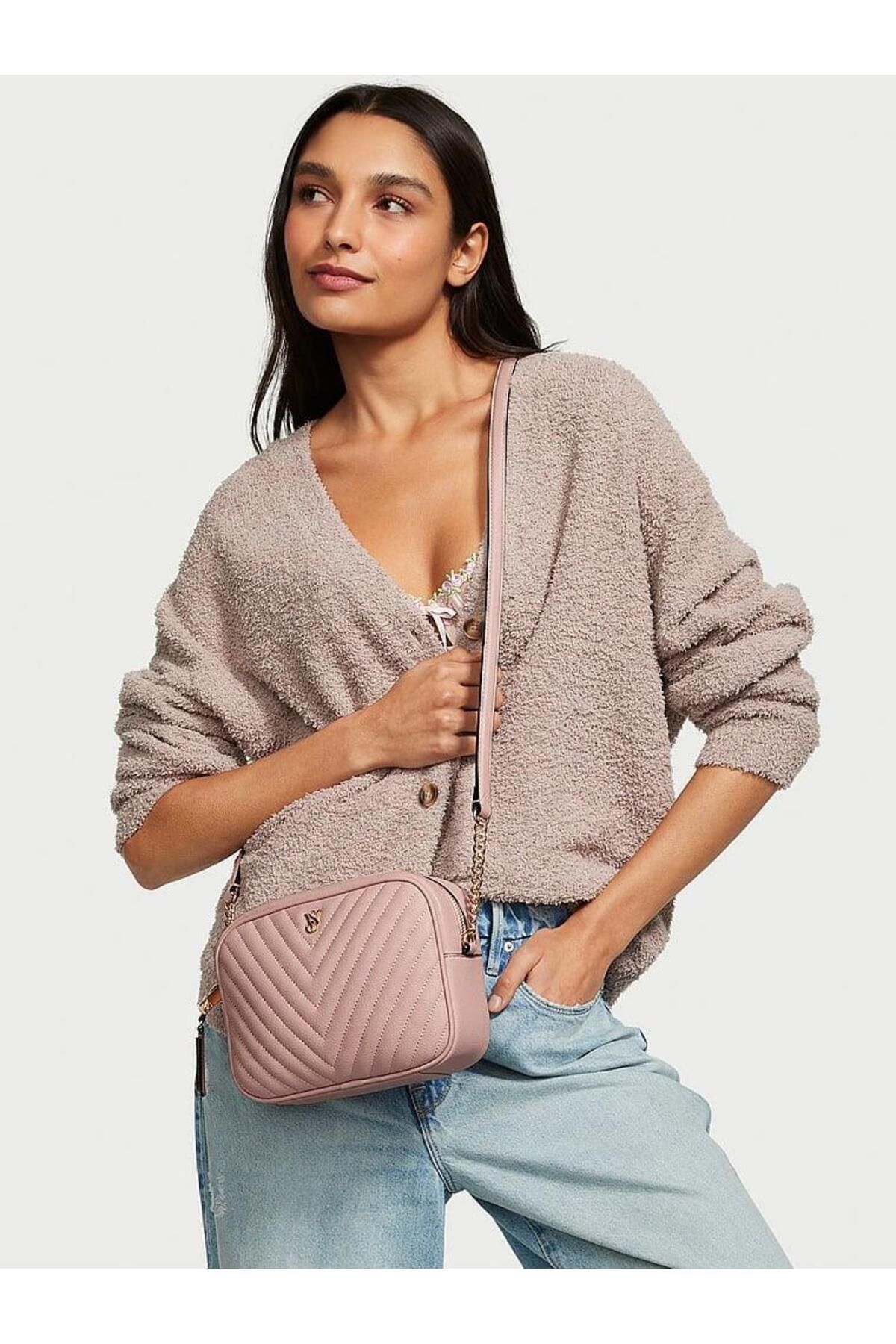 کیف شانه ای زنانه کیسه تسمه اورجینال Victoria's Secret